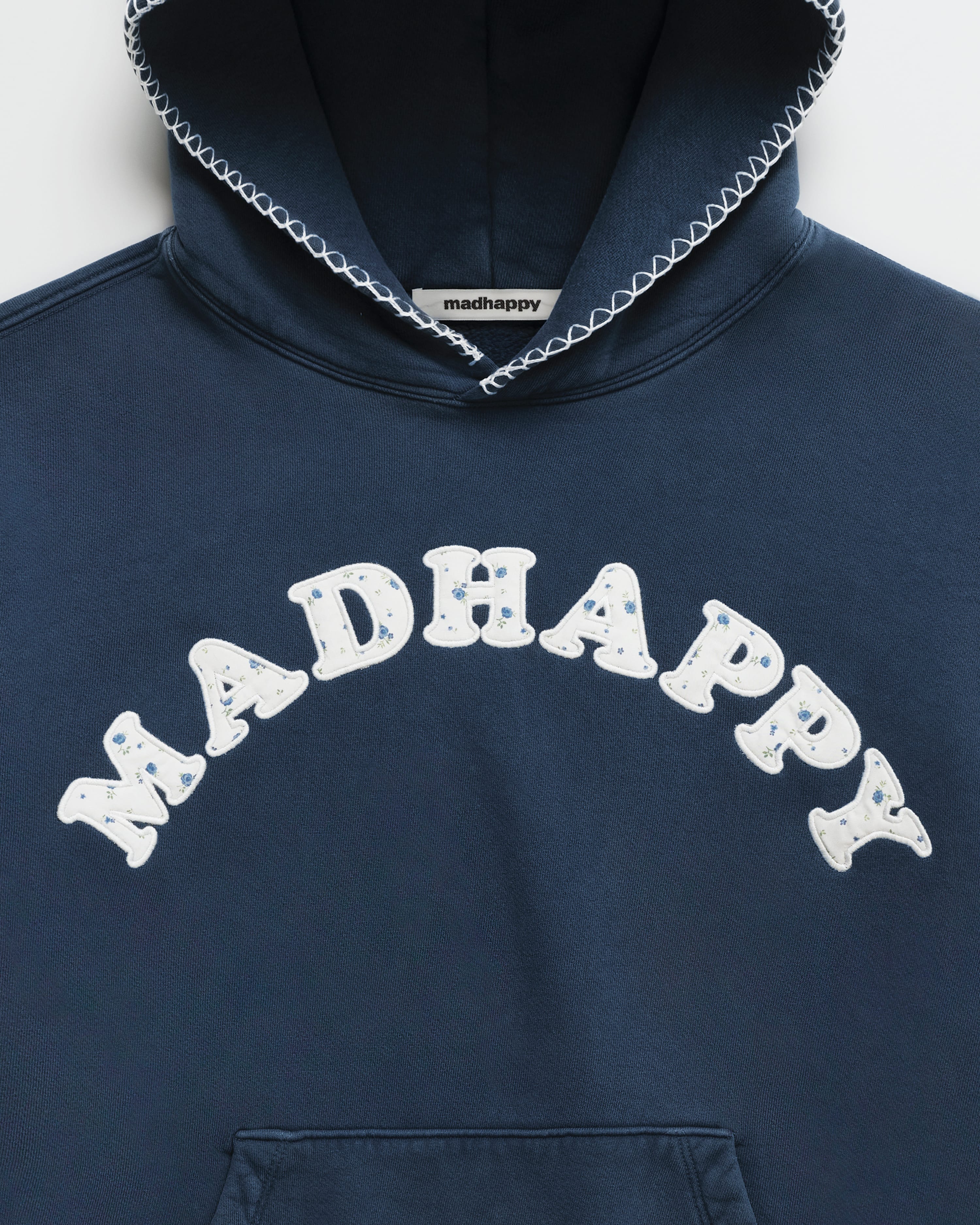 Blue Ditsy Cooper Fleece Hoodie - Image 2