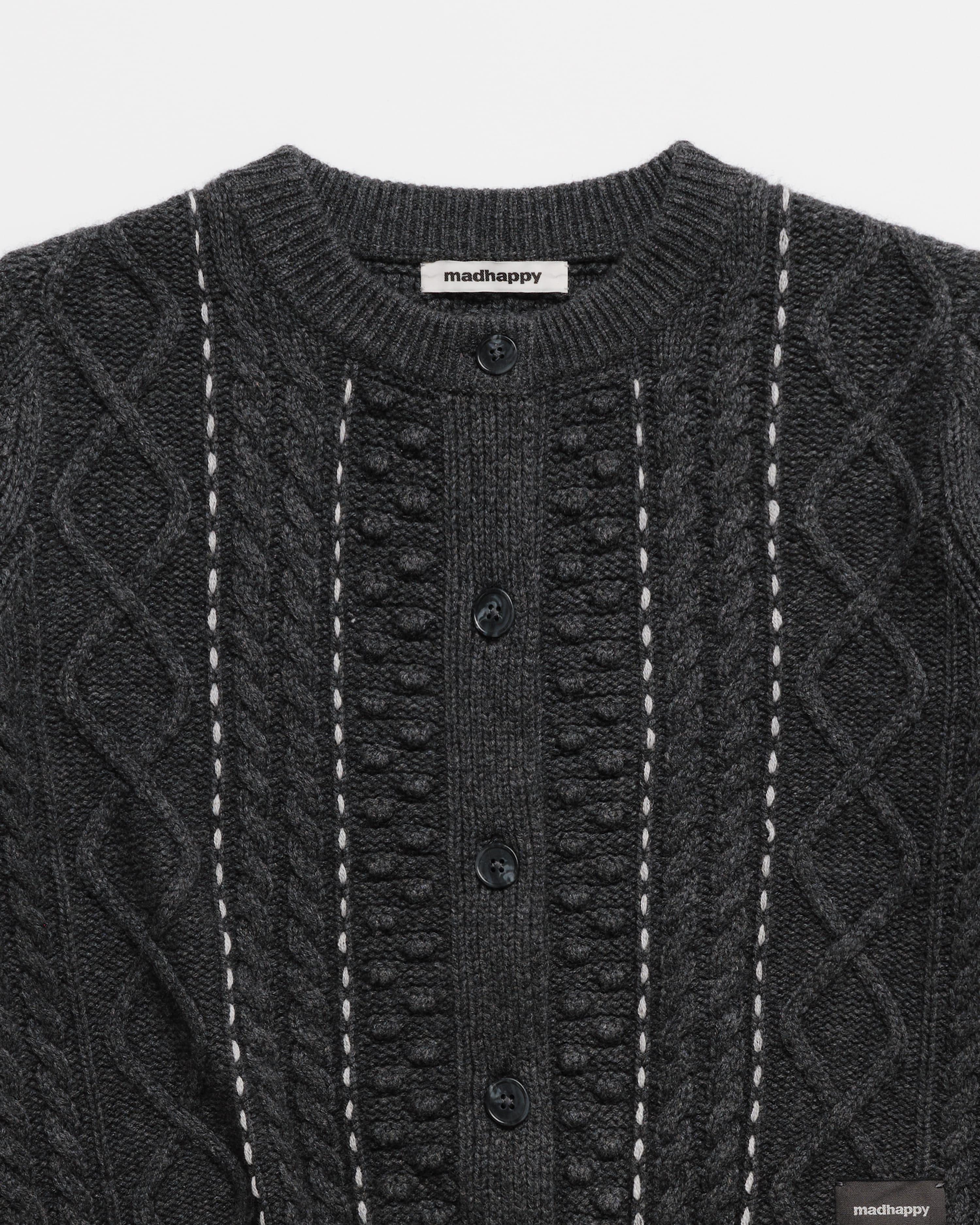 Cable Knit Cardigan - Image 2