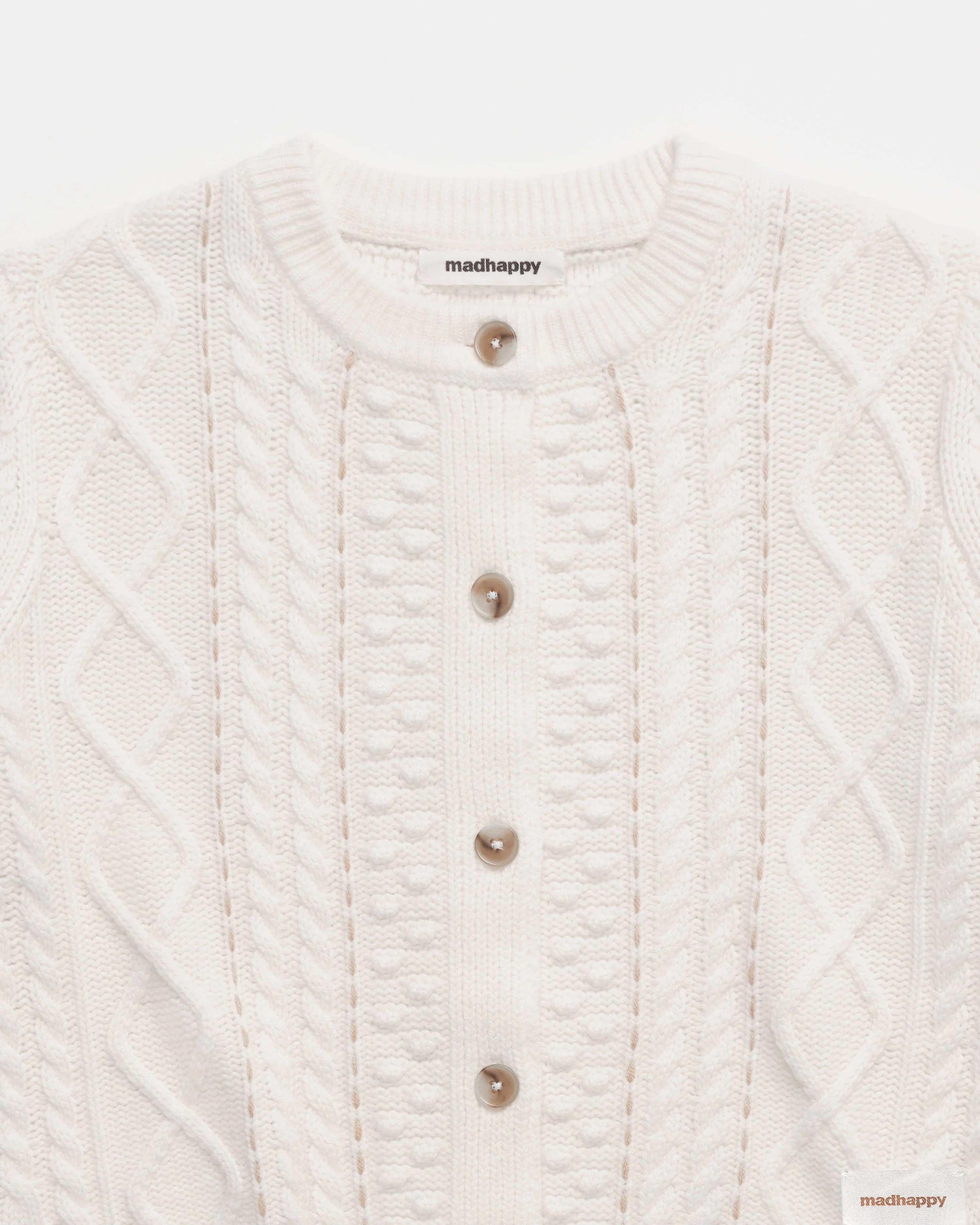 Cable Knit Cardigan - Image 2