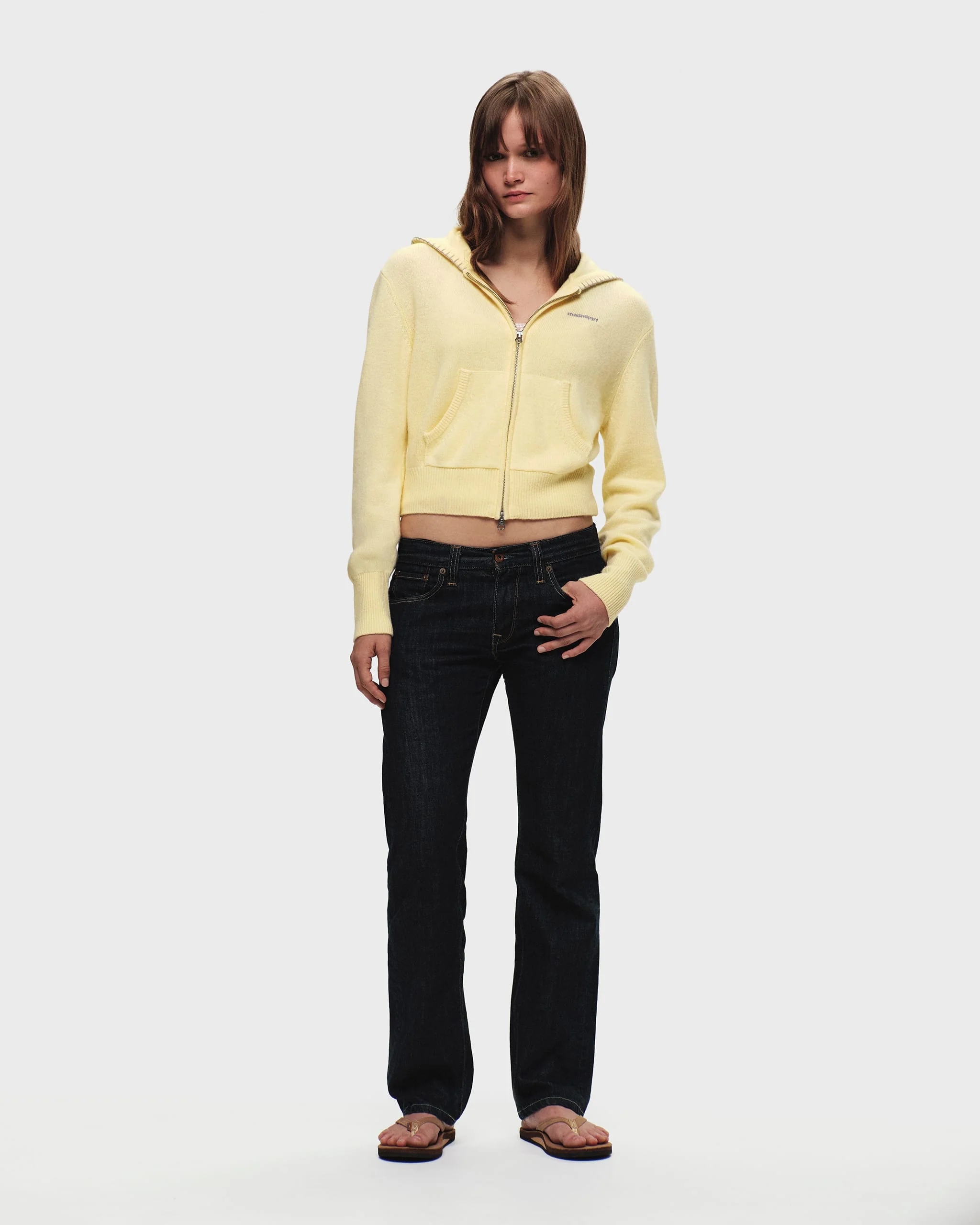 Classics Shrunken Sweater Full Zip Hoodie - Image 3