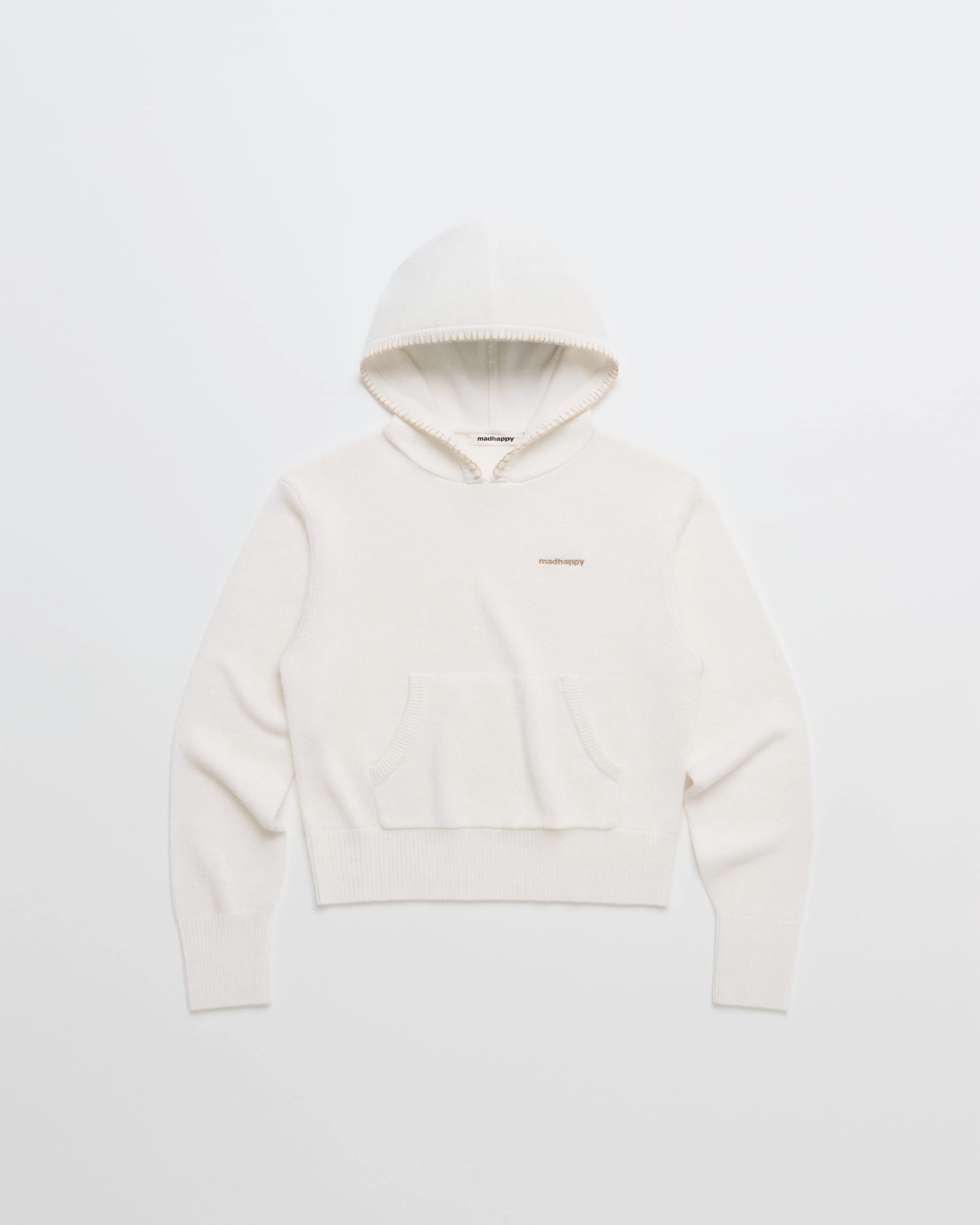 Shrunken Pullover Sweater Hoodie