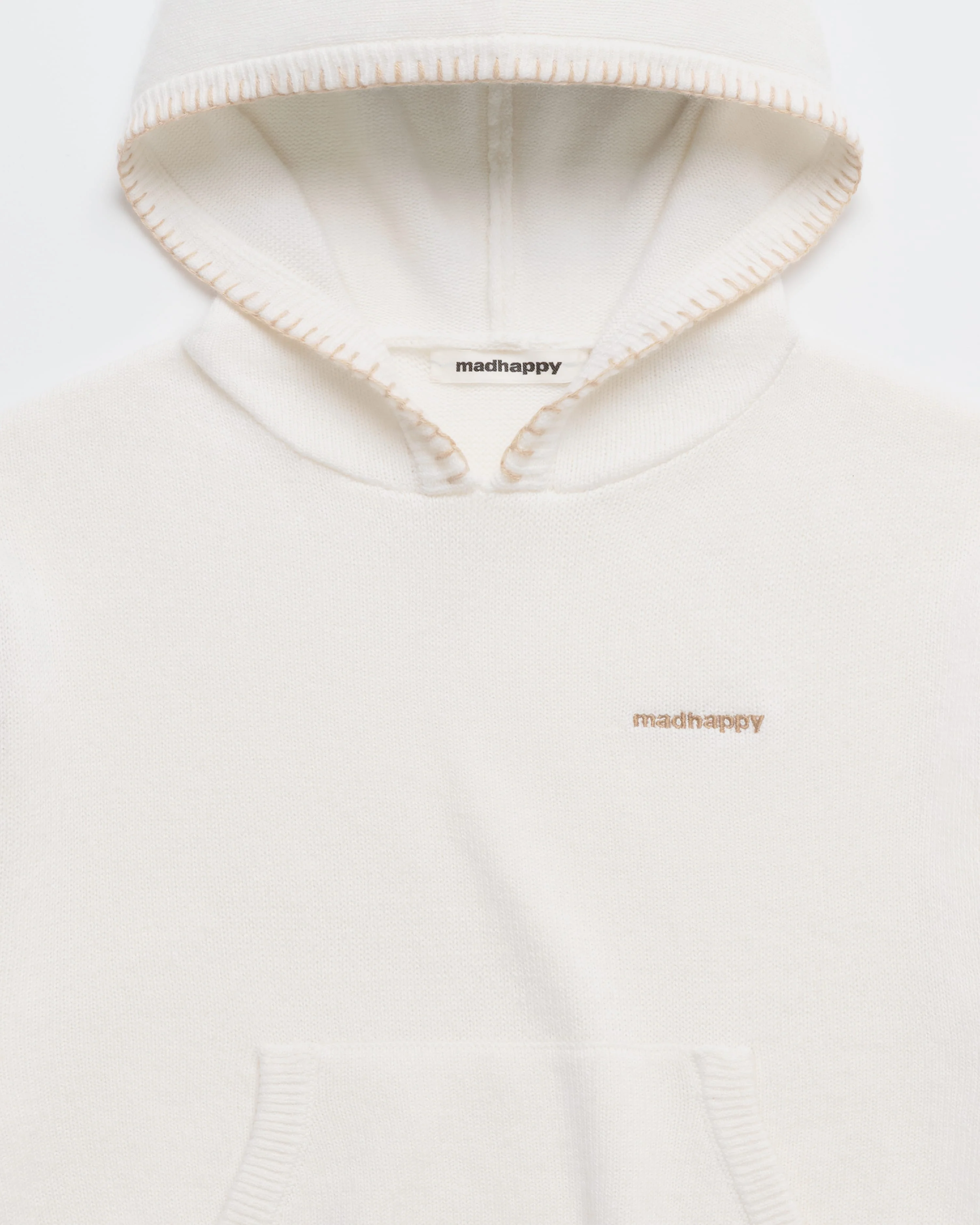 Shrunken Pullover Sweater Hoodie - Image 2