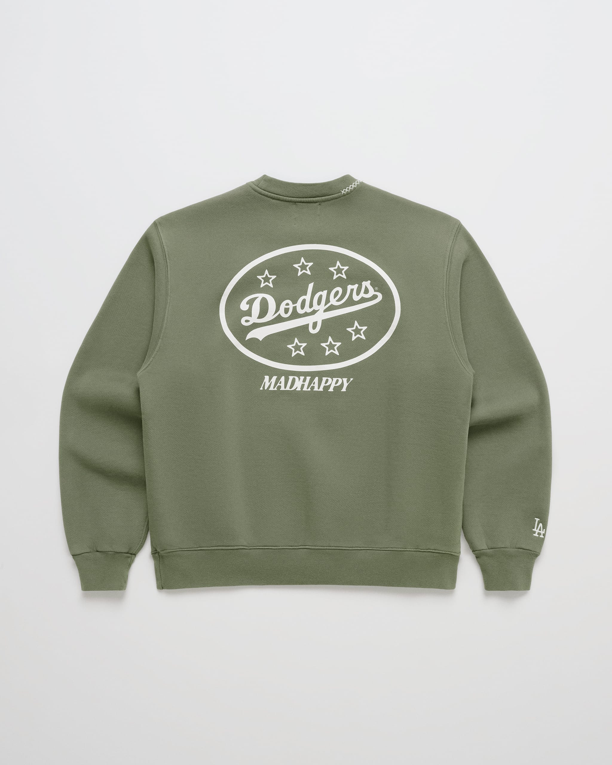 Dodgers Oval Fleece Crewneck - Image 3