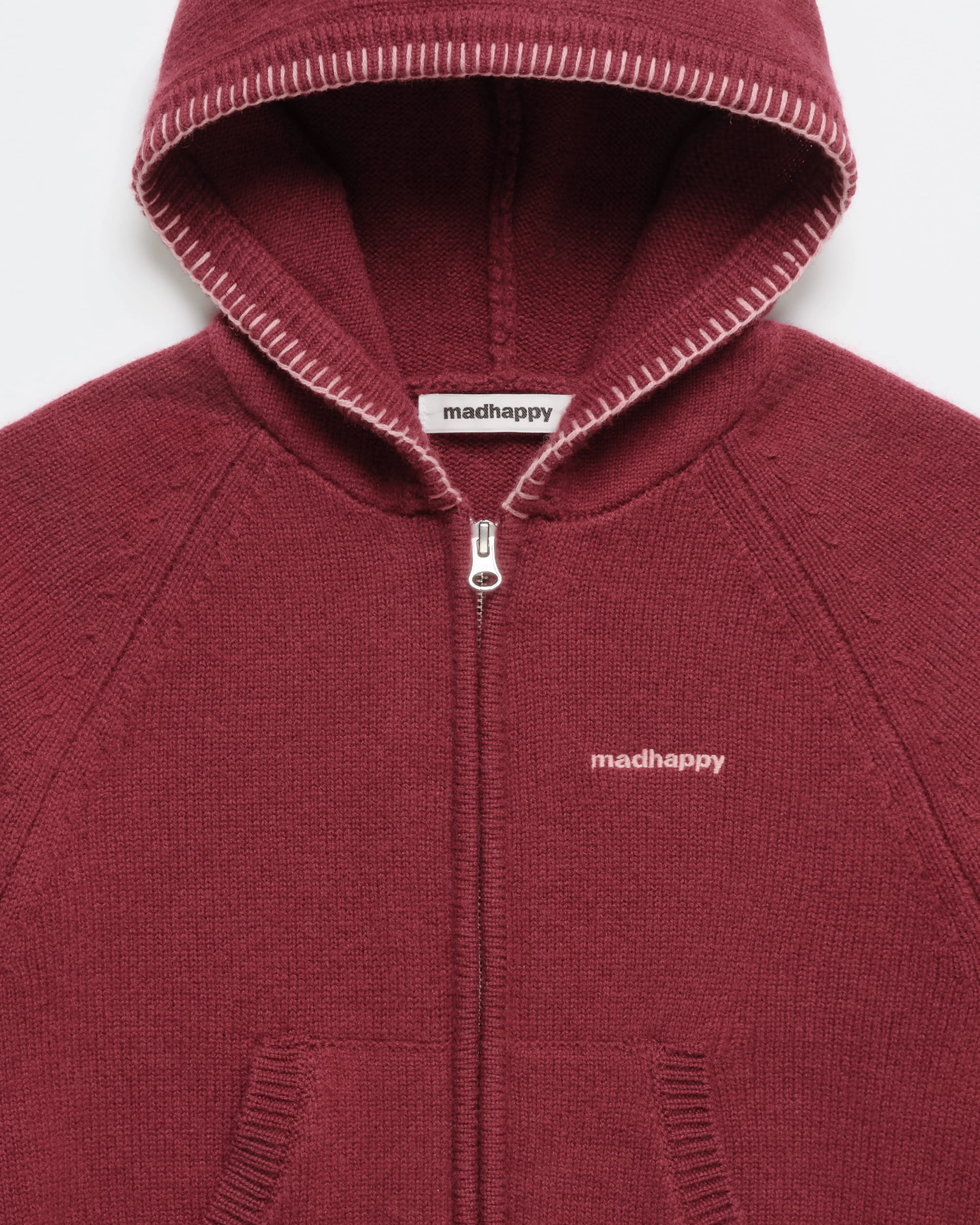 Fuzzy Sweater Full Zip Hoodie - Image 2