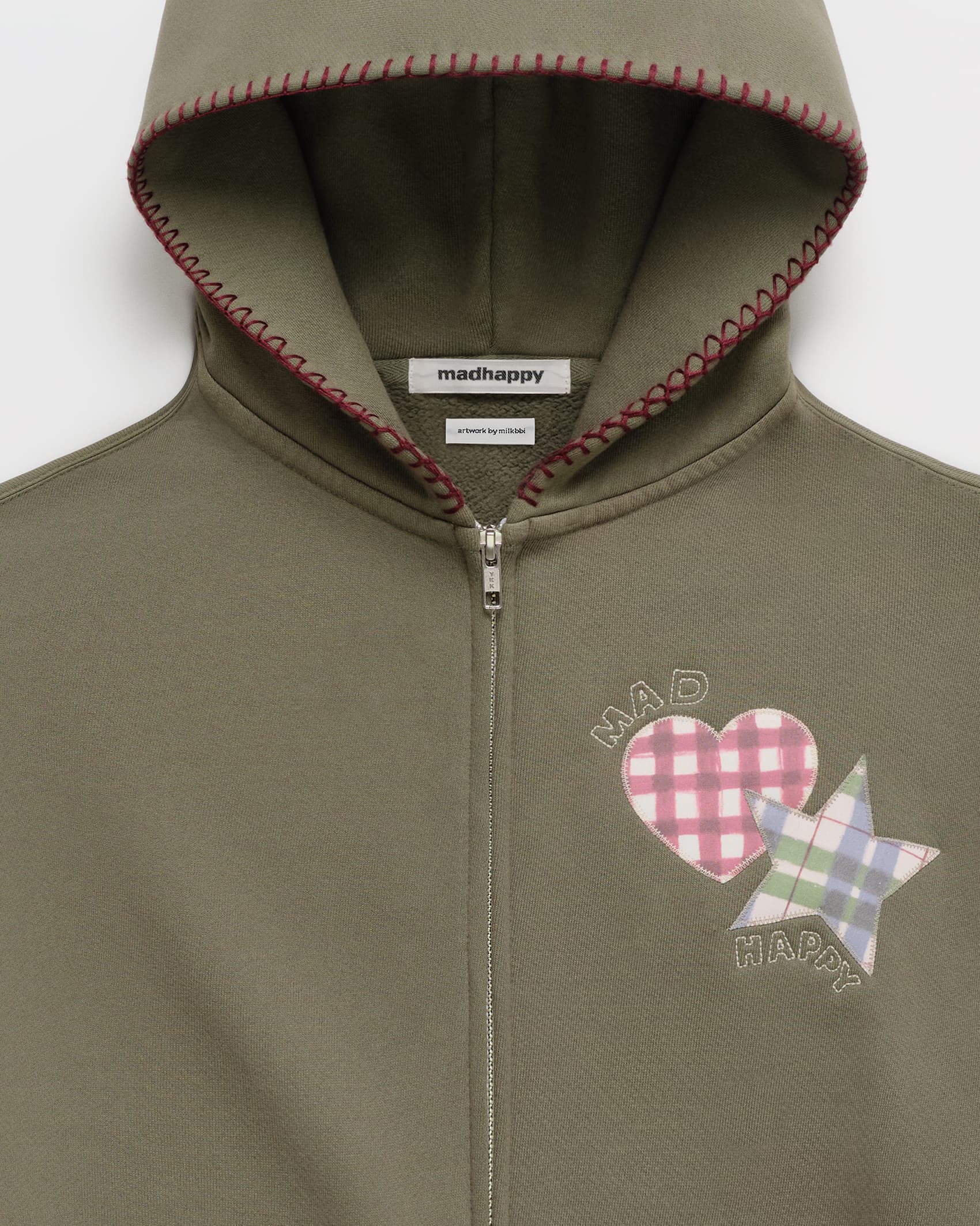 Hearts & Stars Fleece Zip Up - Image 2