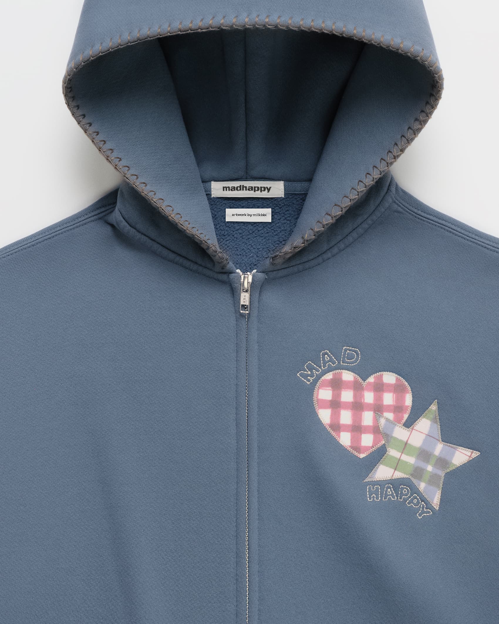 Hearts & Stars Fleece Zip Up - Image 2