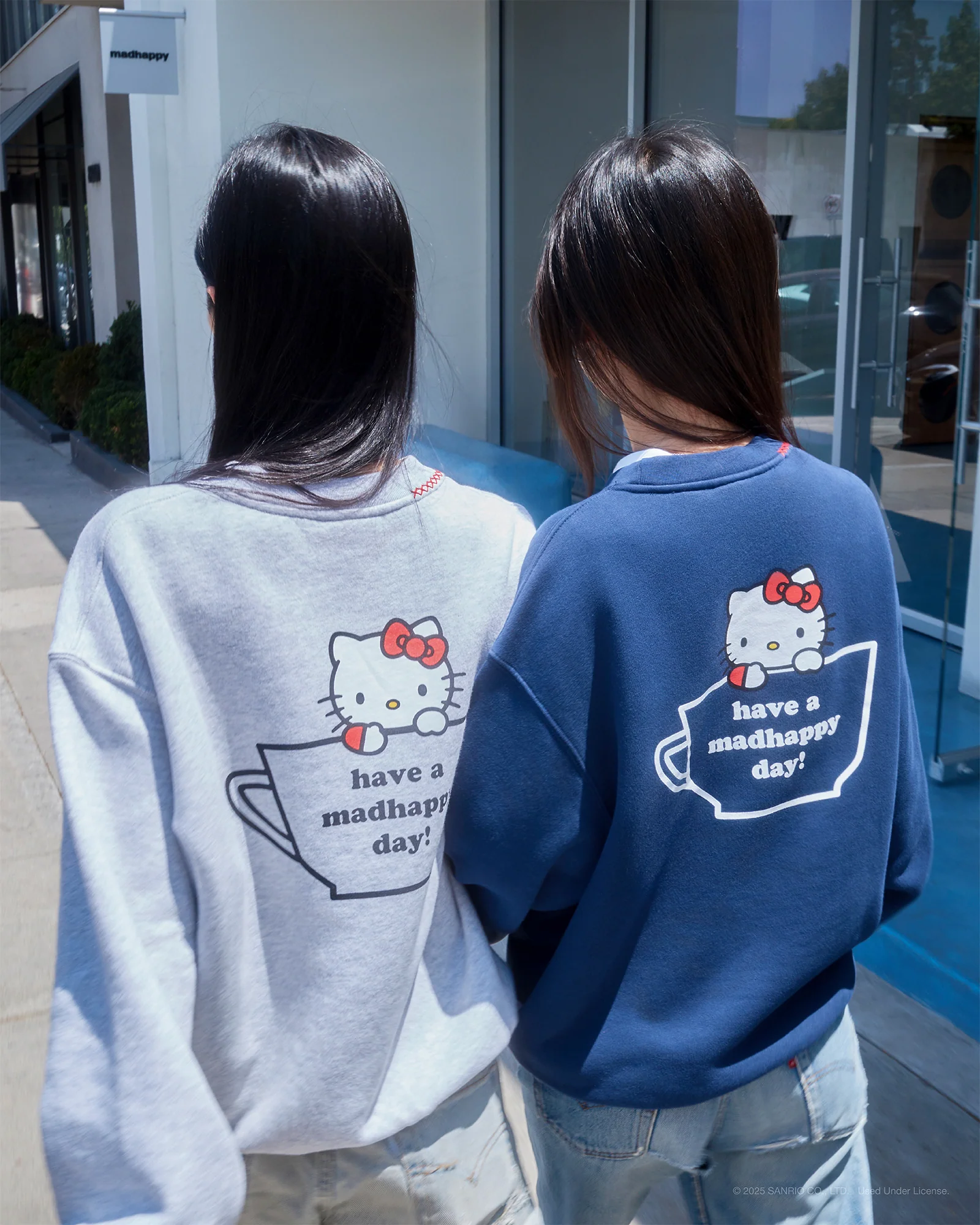 Hello Kitty® Tea Cup Midweight Fleece Crewneck - Image 3