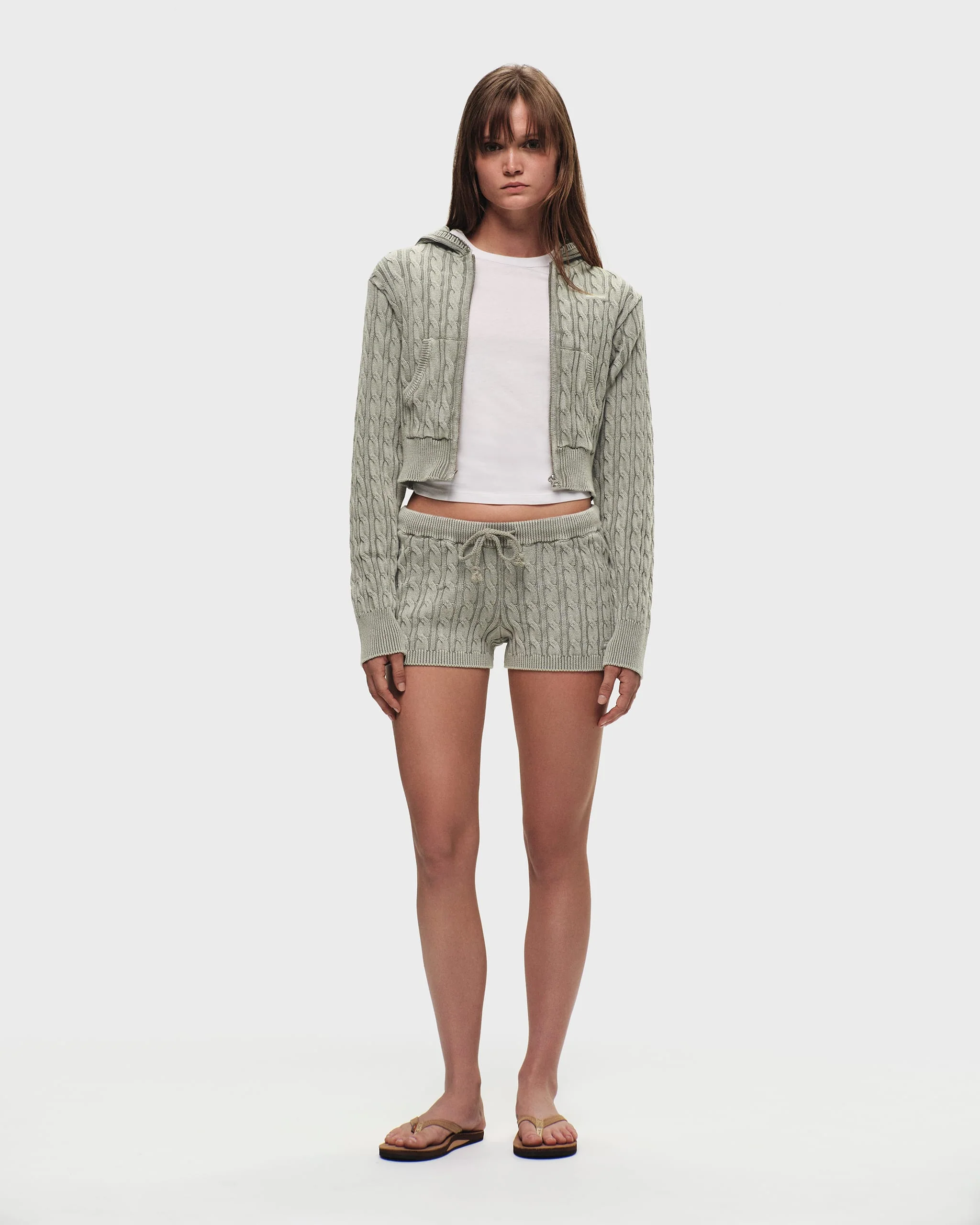 Classics Washed Cable Knit Short - Image 2