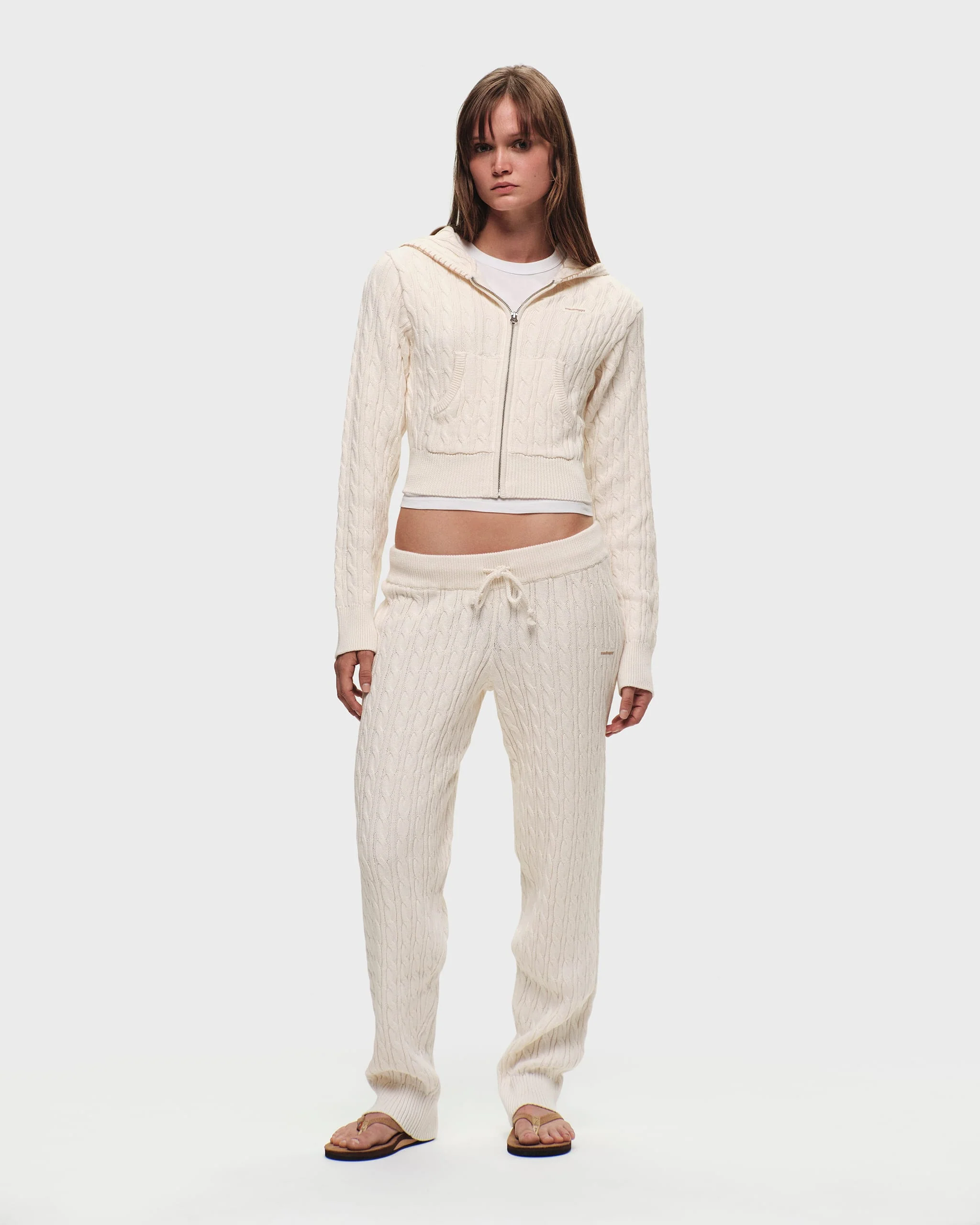 Classics Washed Cable Knit Straight Pant - Image 2