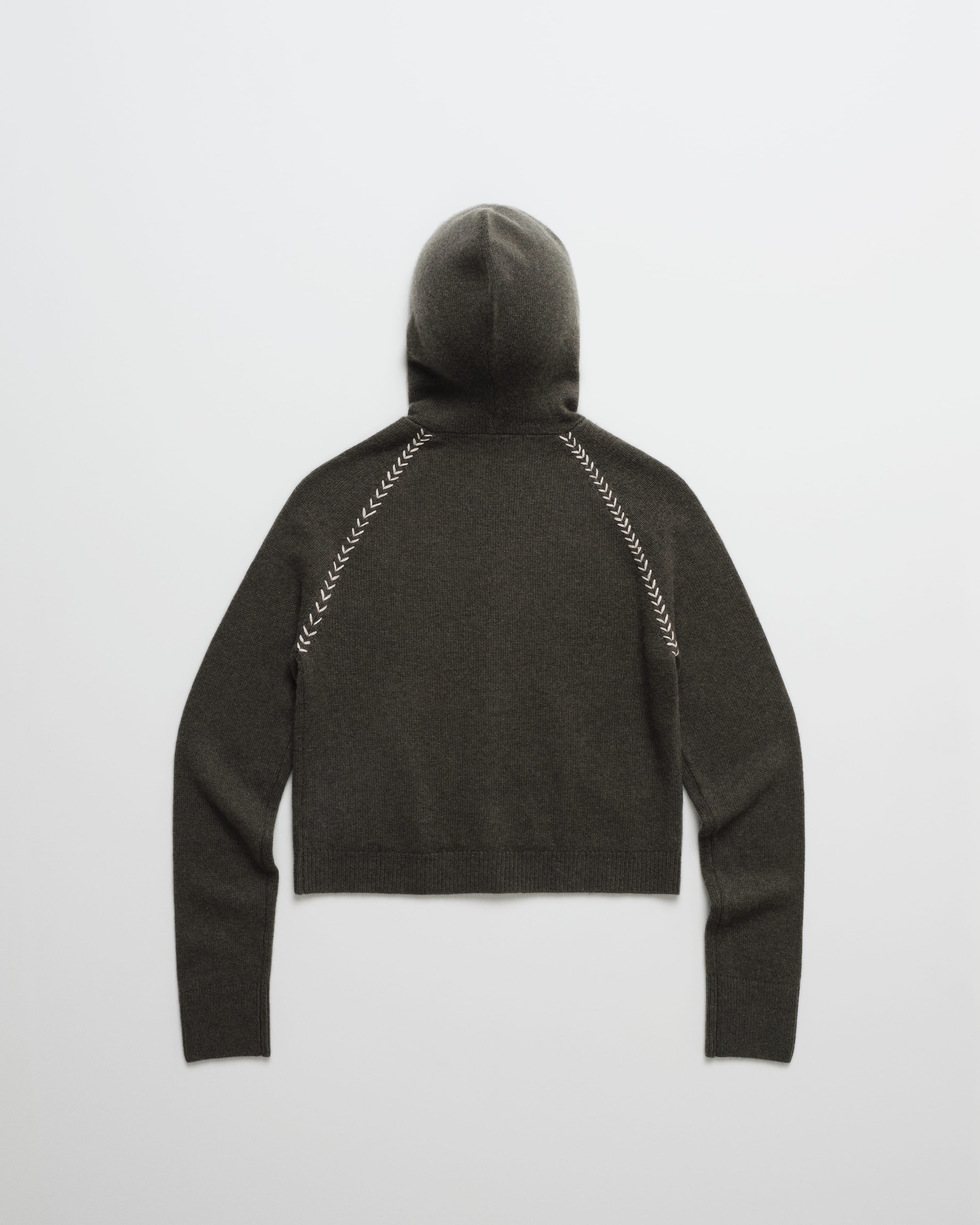 Knit Zip Up Hoodie - Image 4