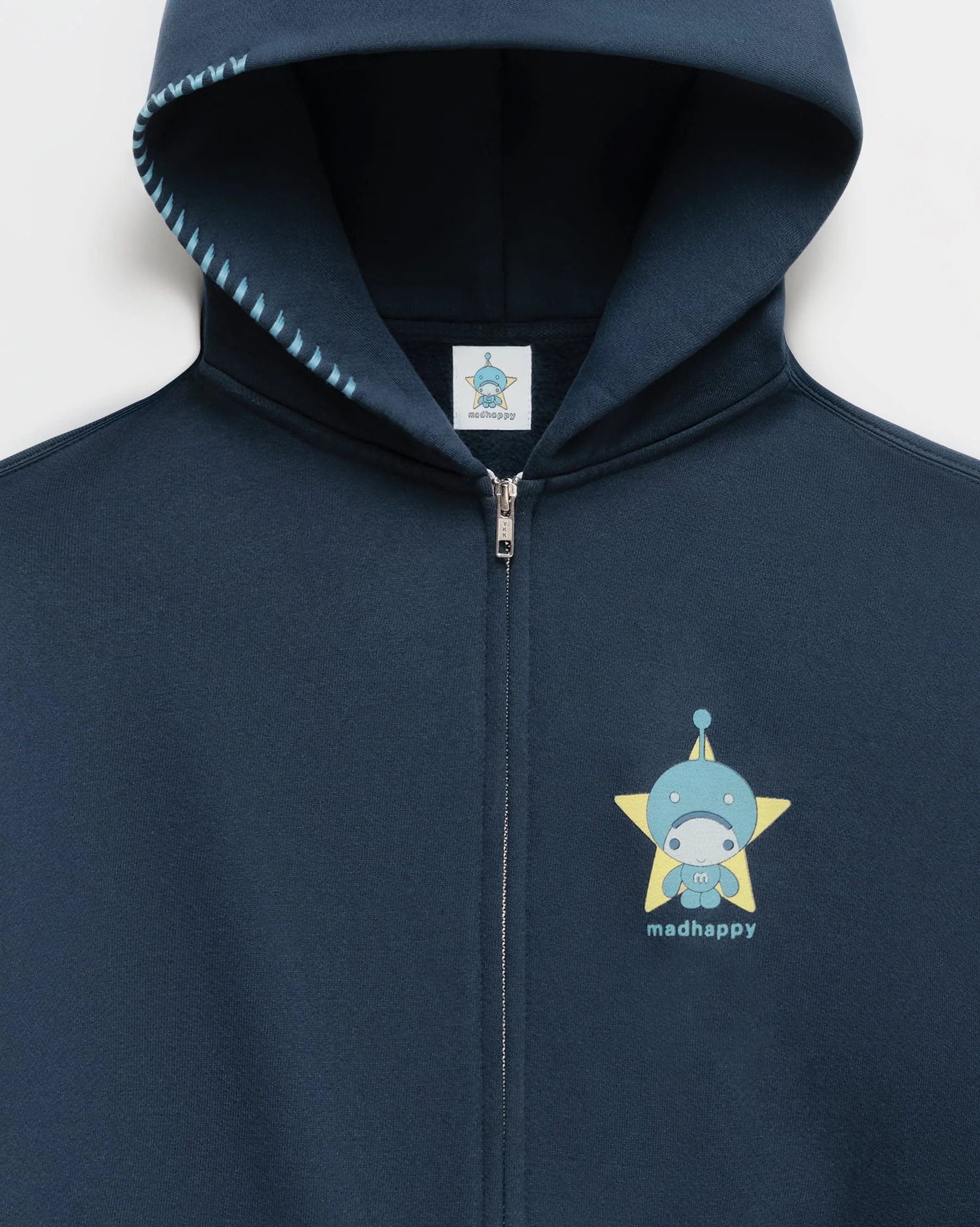 Madhappy & Friends Ferris Wheel Midweight Fleece Zip Up - Image 2