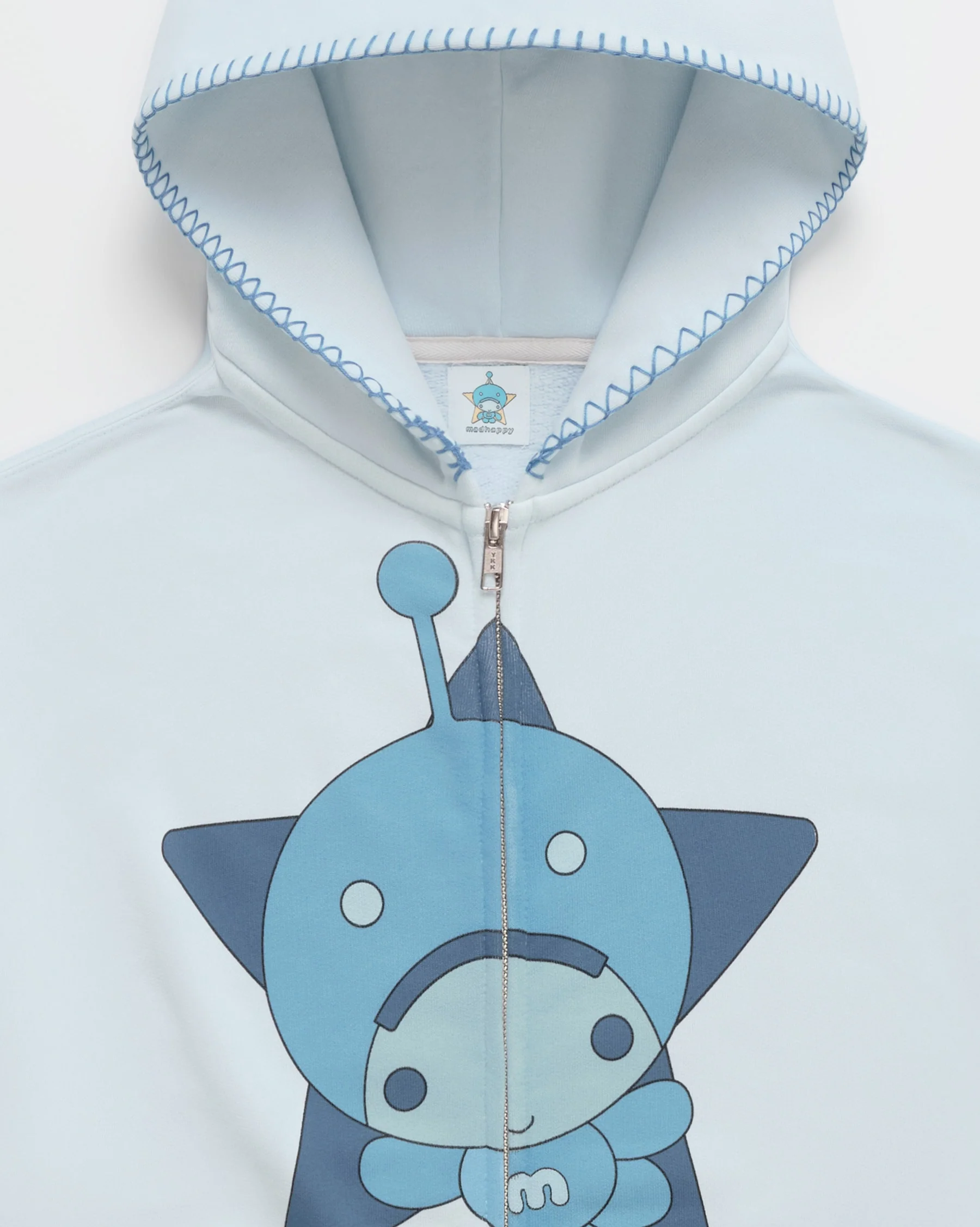 Madhappy & Friends Madhappy Midweight Fleece Zip Up - Image 2