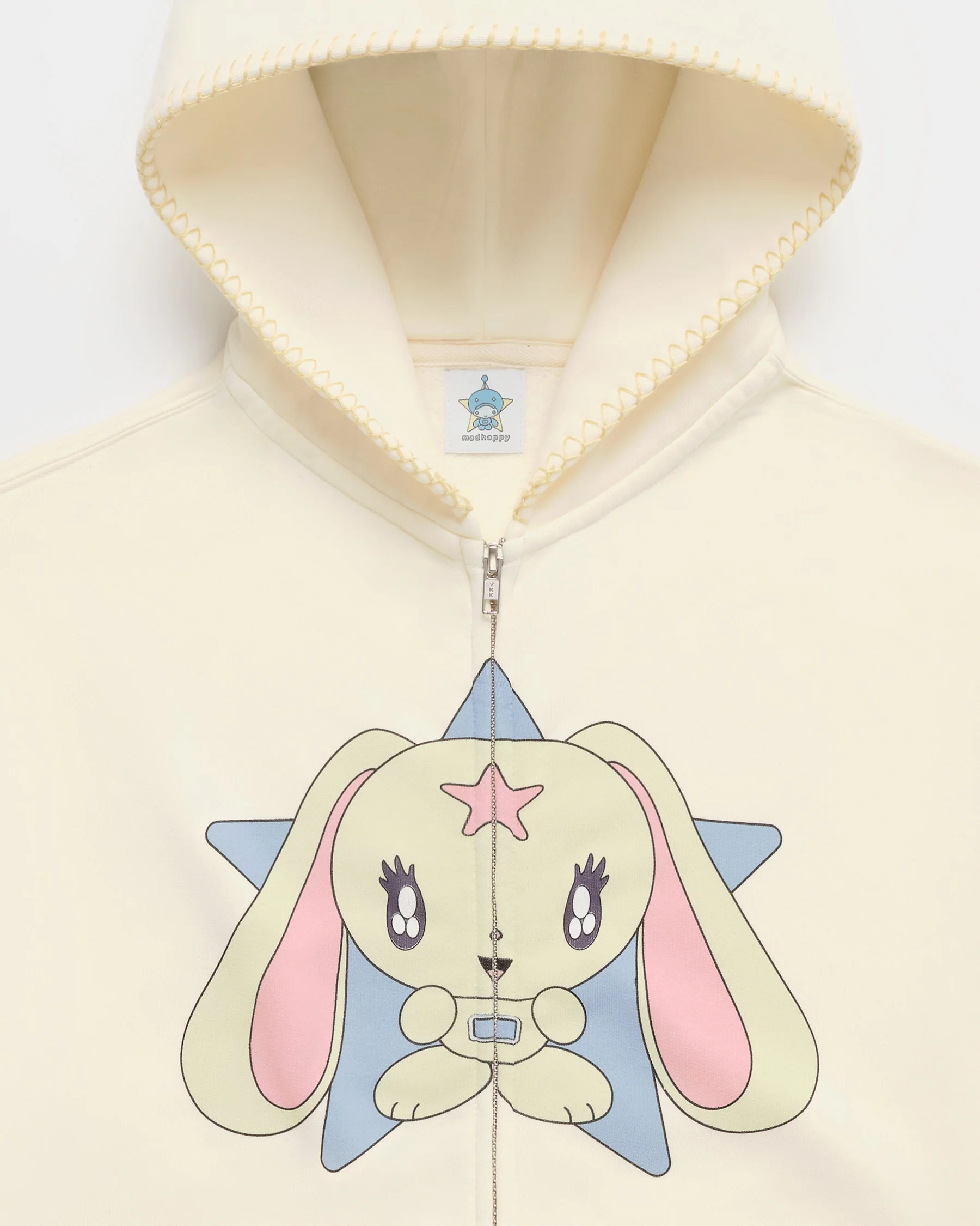 Madhappy & Friends Coco Midweight Fleece Zip Up - Image 2