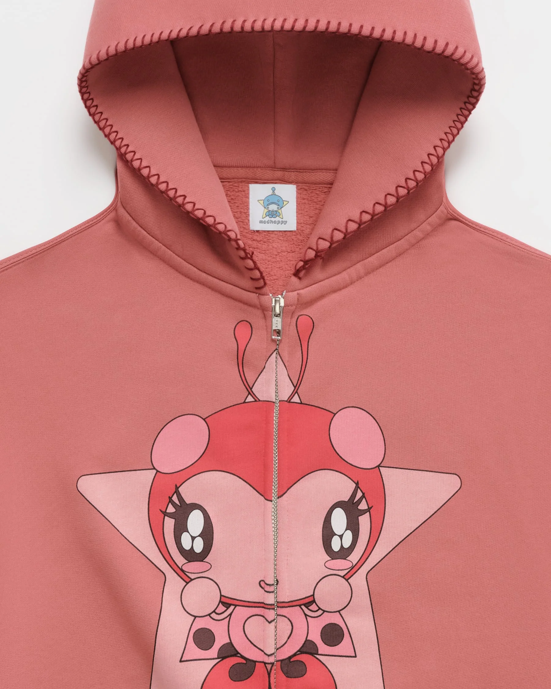 Madhappy & Friends Dot Midweight Fleece Zip Up - Image 2