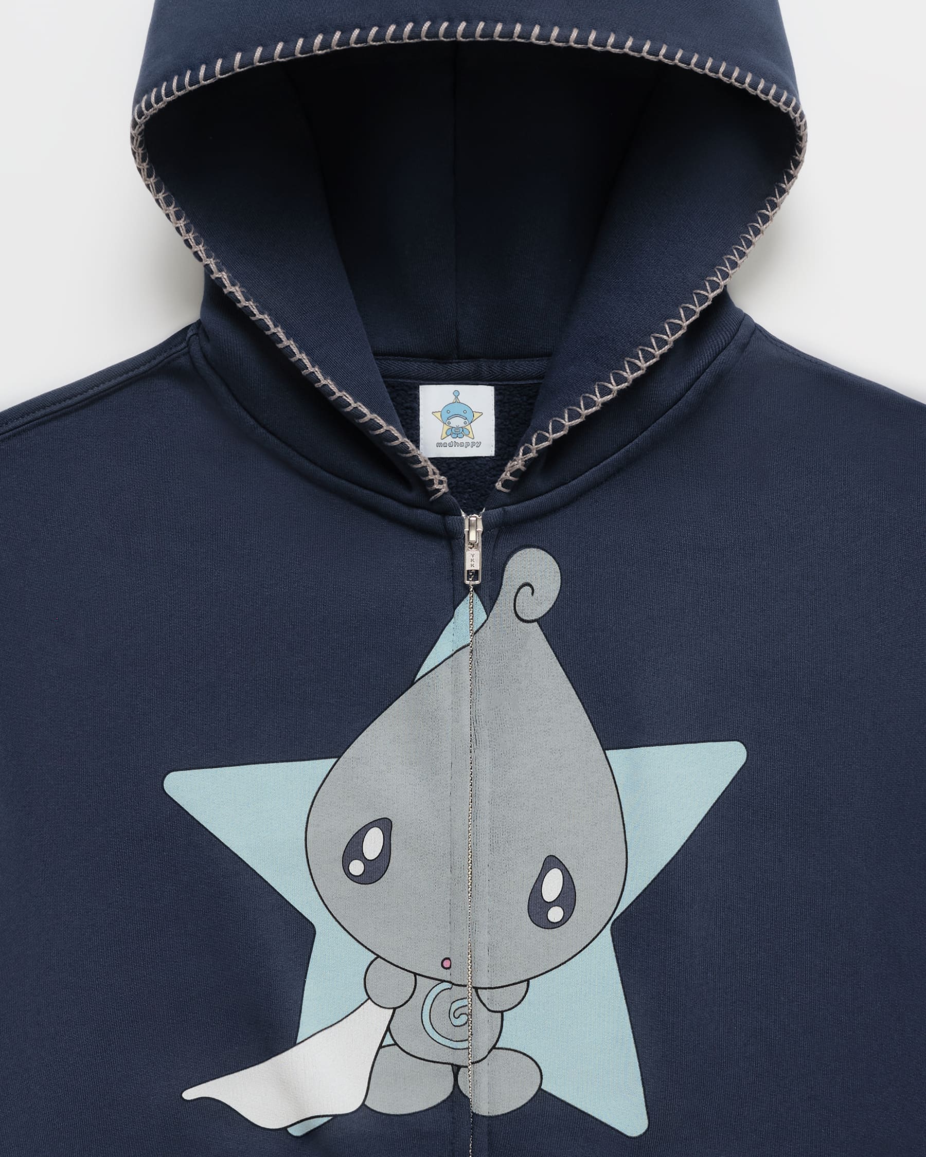 Madhappy & Friends Raindrop Midweight Fleece Zip Up - Image 2