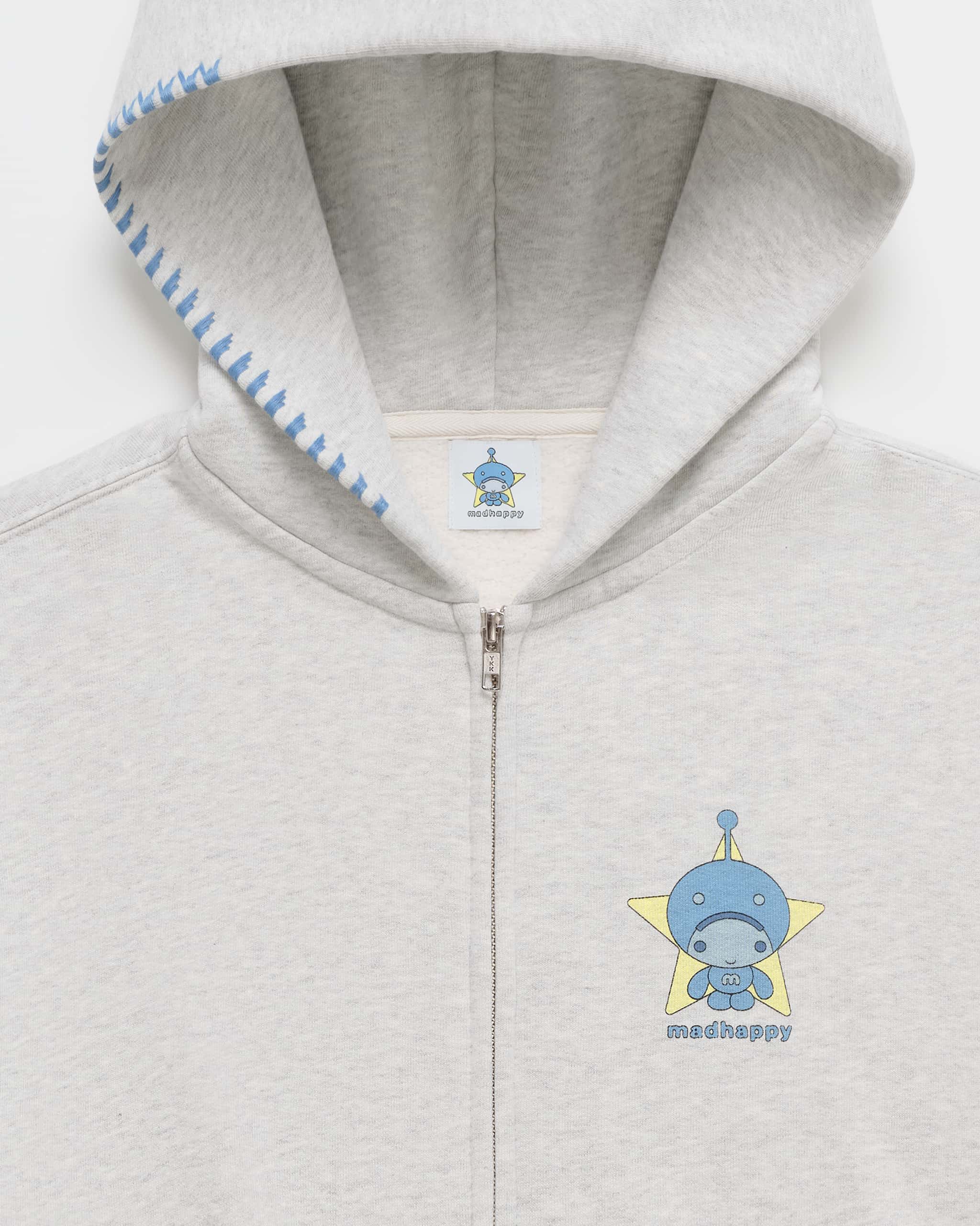 Madhappy Character Midweight Fleece Zip Up - Image 3