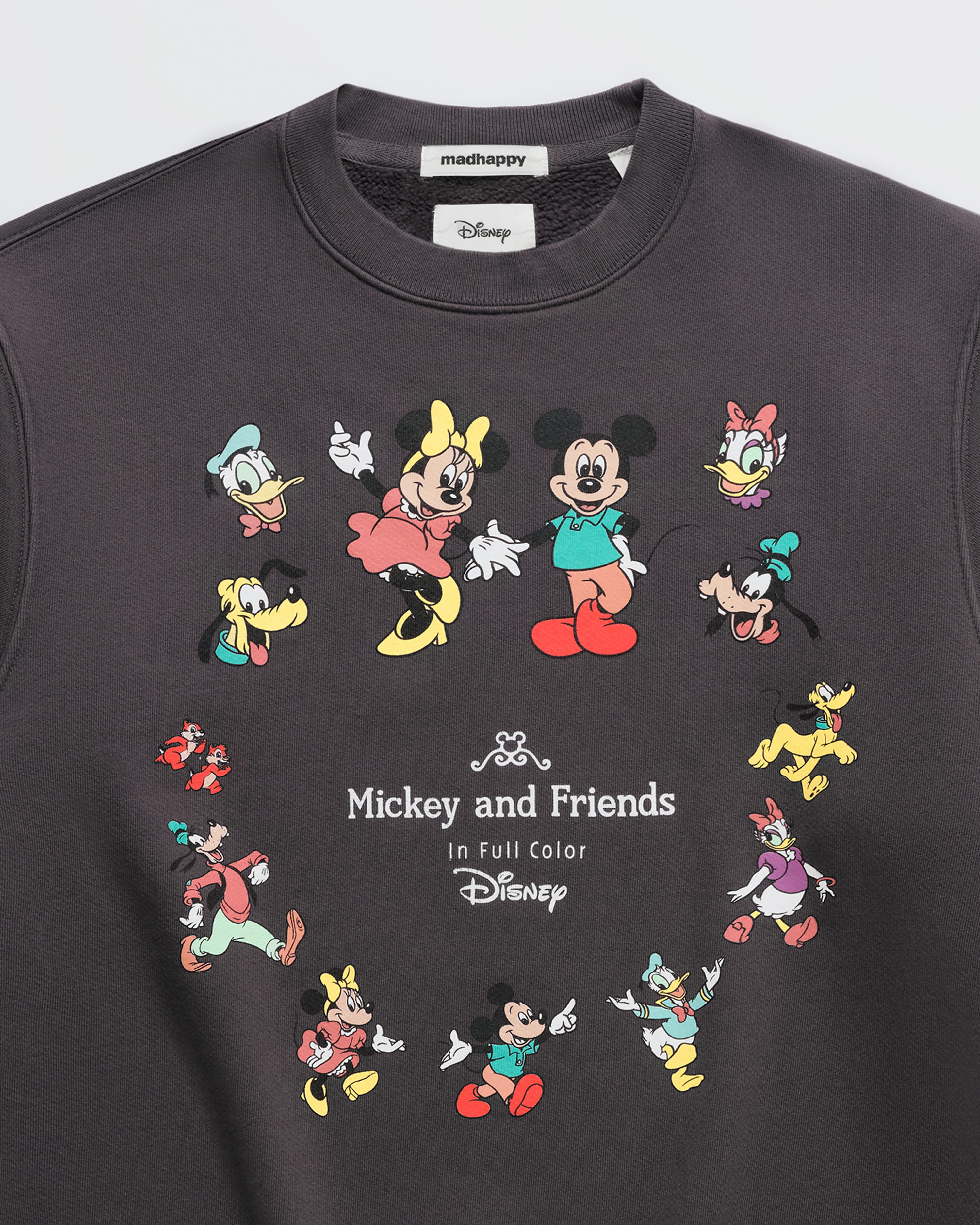 Mickey and Friends Fleece Crewneck - Image 2