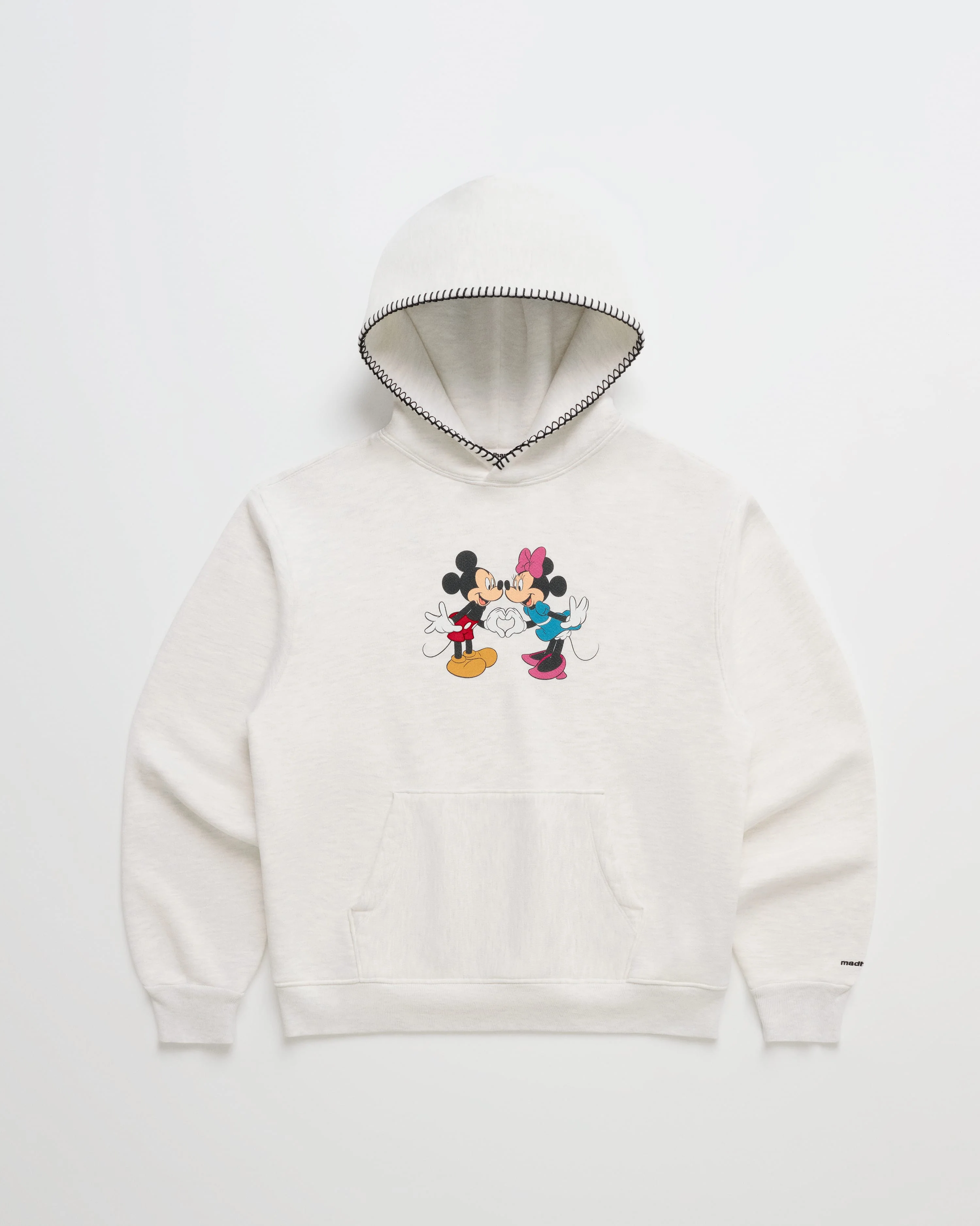 Mickey Mouse and Minnie Mouse Heart Fleece Hoodie