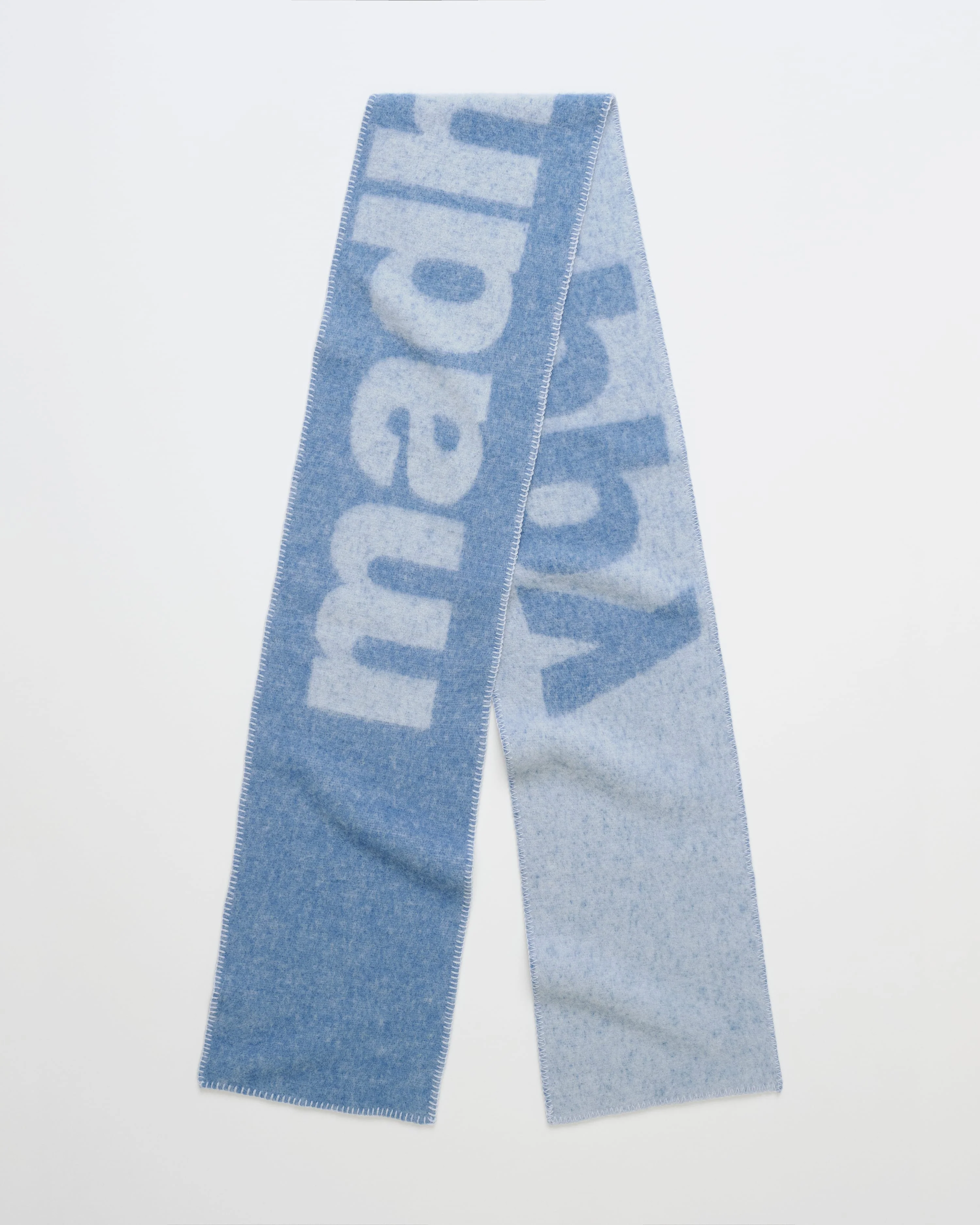 Oversized Wordmark Scarf