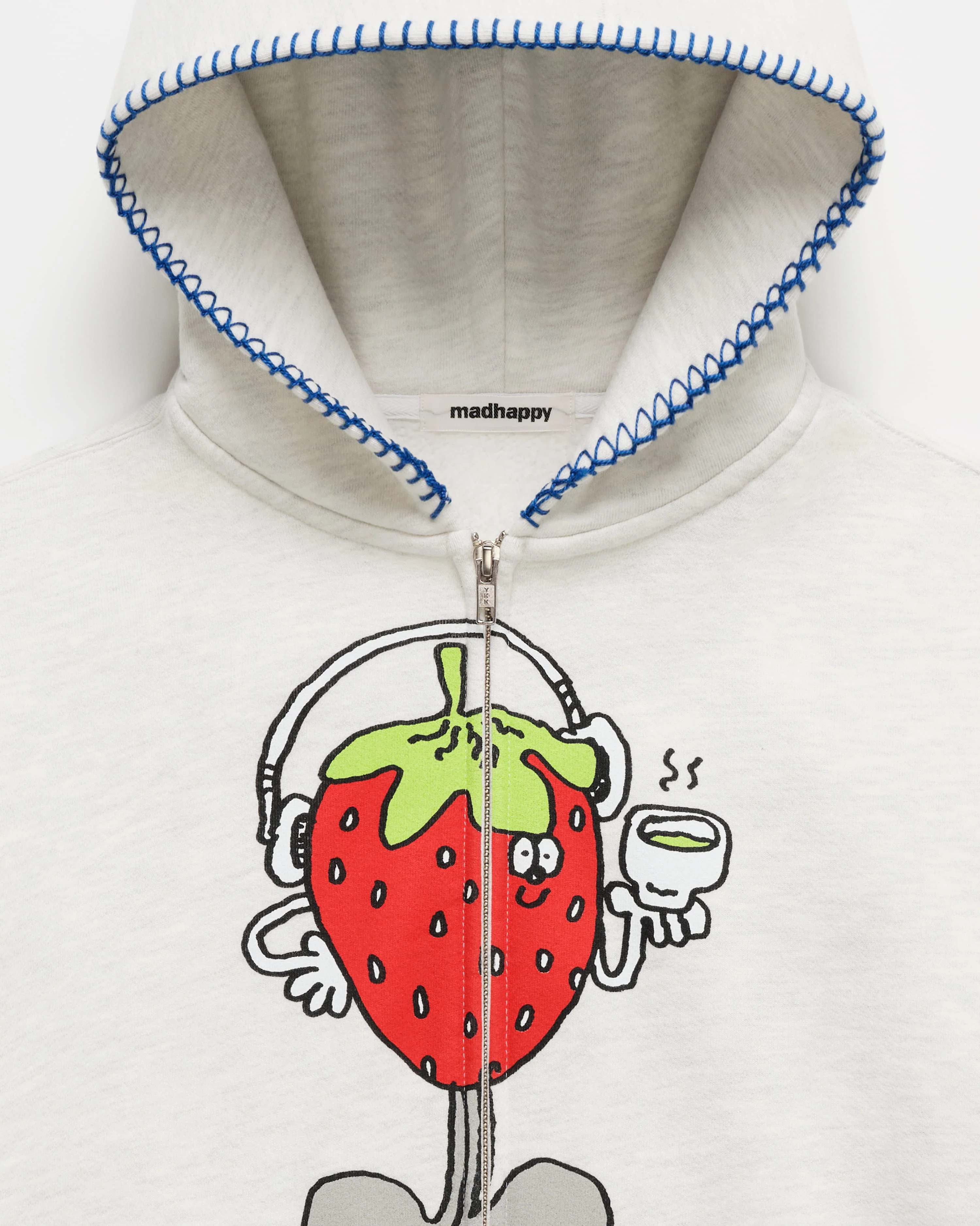 Pantry Strawberry Fleece Zip Up - Image 3