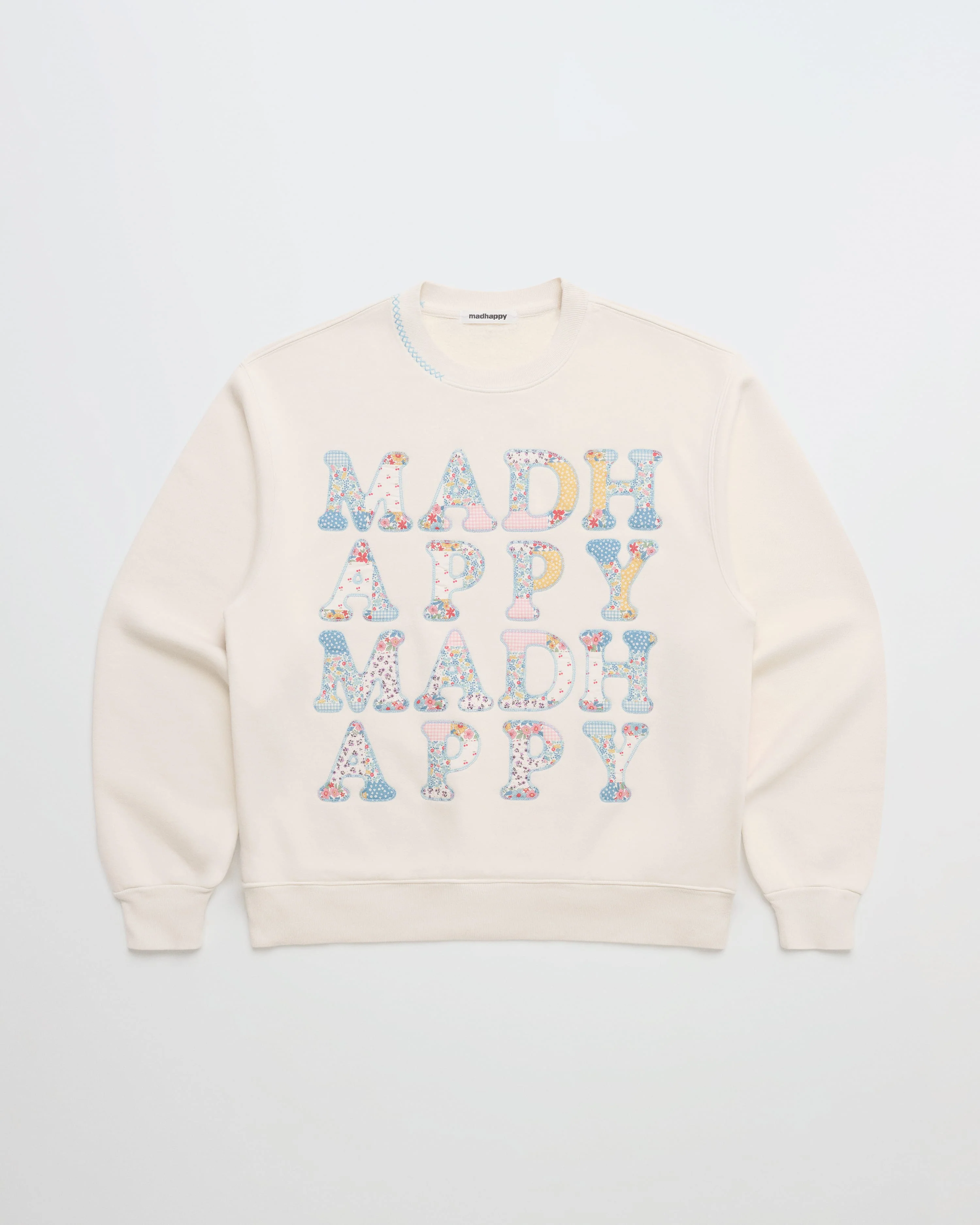 Patchwork Fleece Crewneck