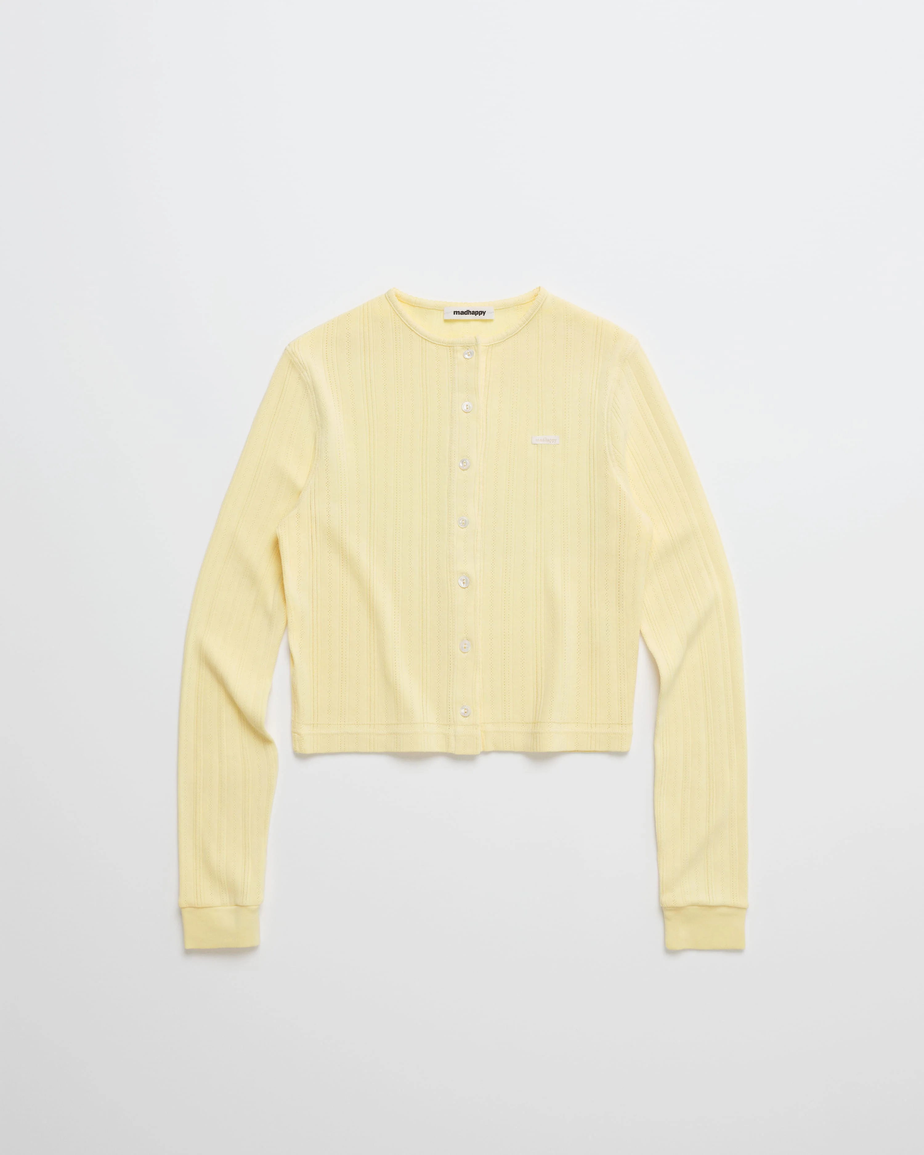 Pointelle Knit Cardigan