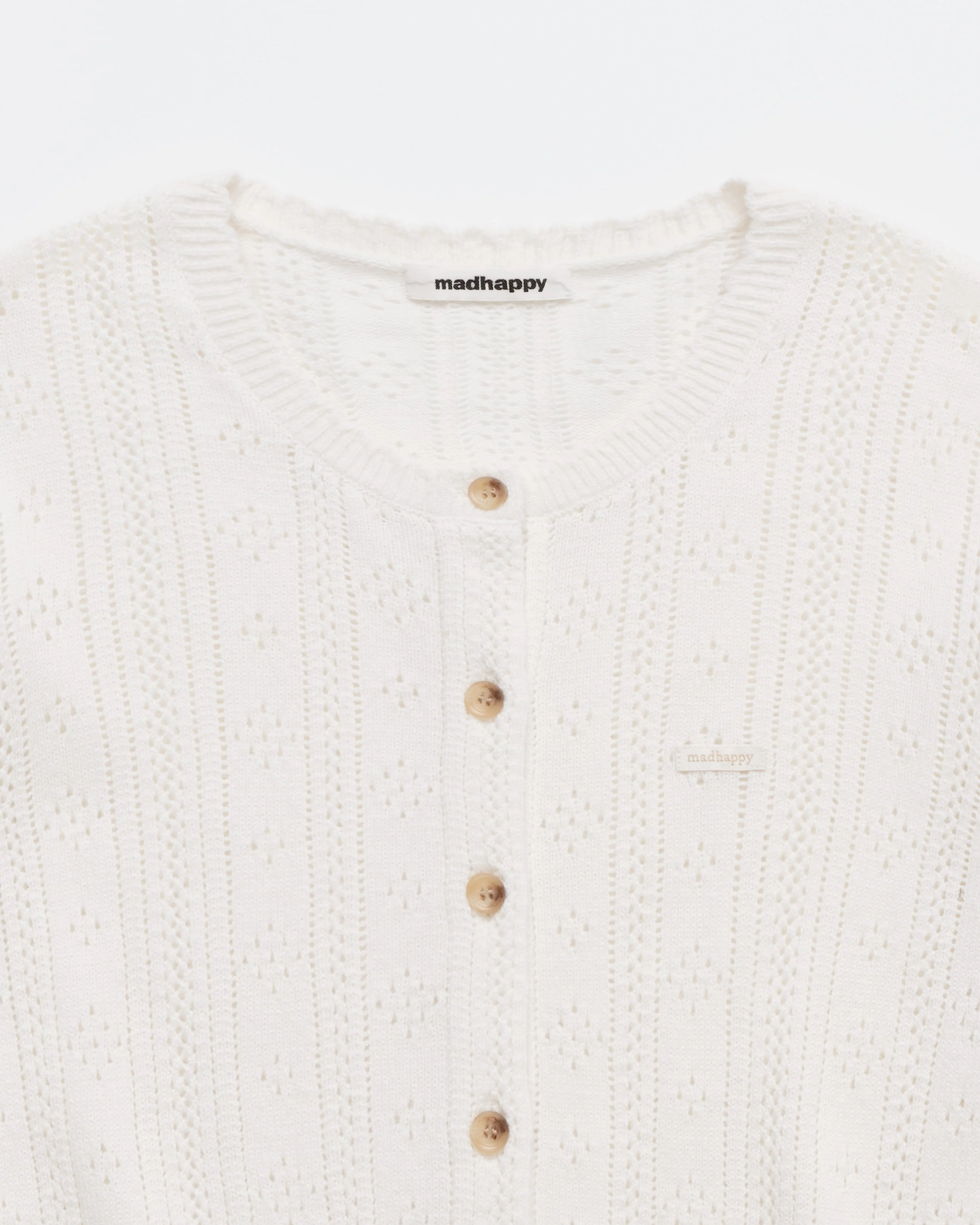 Pointelle Knit Cardigan - Image 2