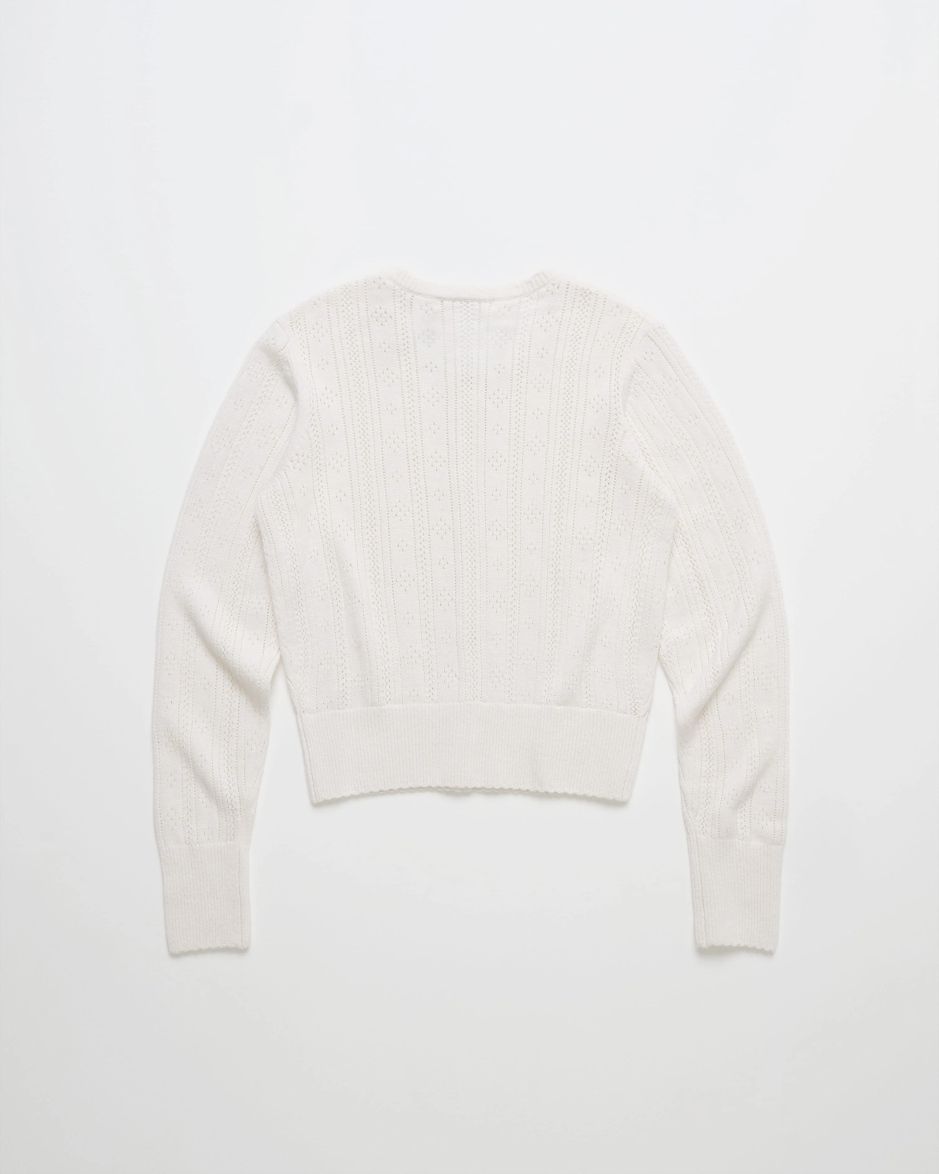 Pointelle Knit Cardigan - Image 4