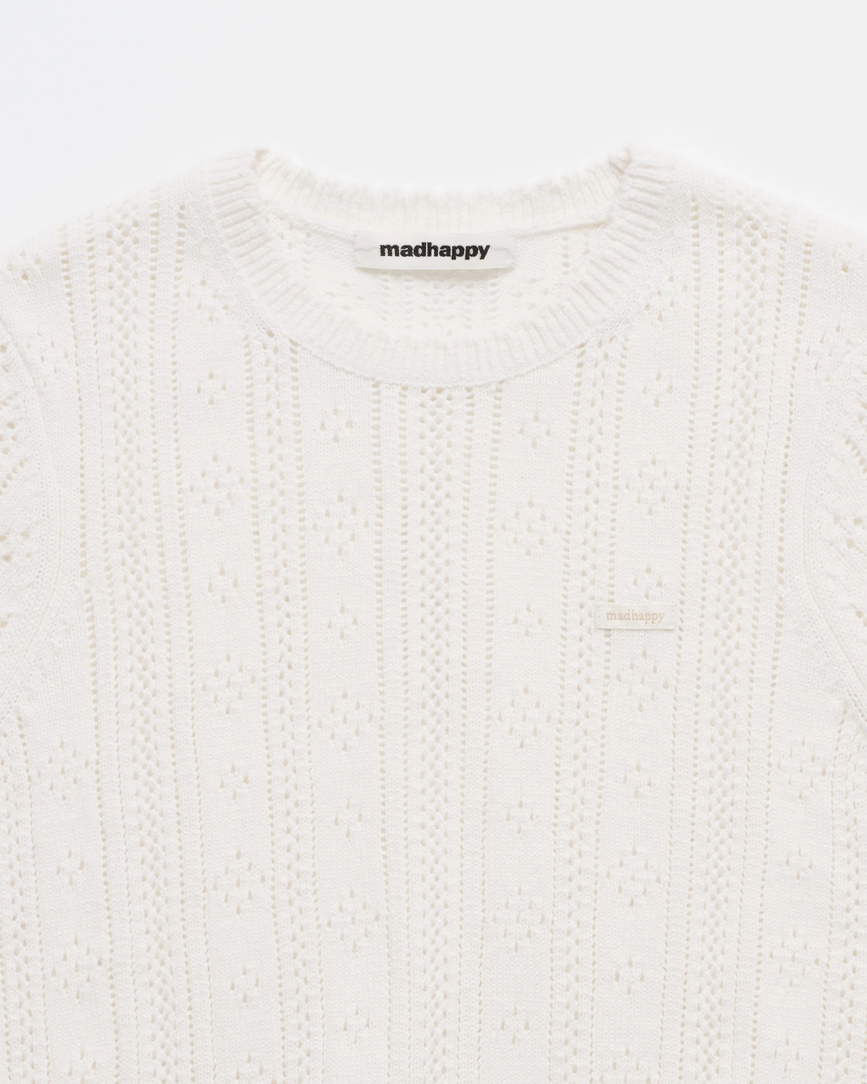 Pointelle Sweater Baby Tee - Image 2