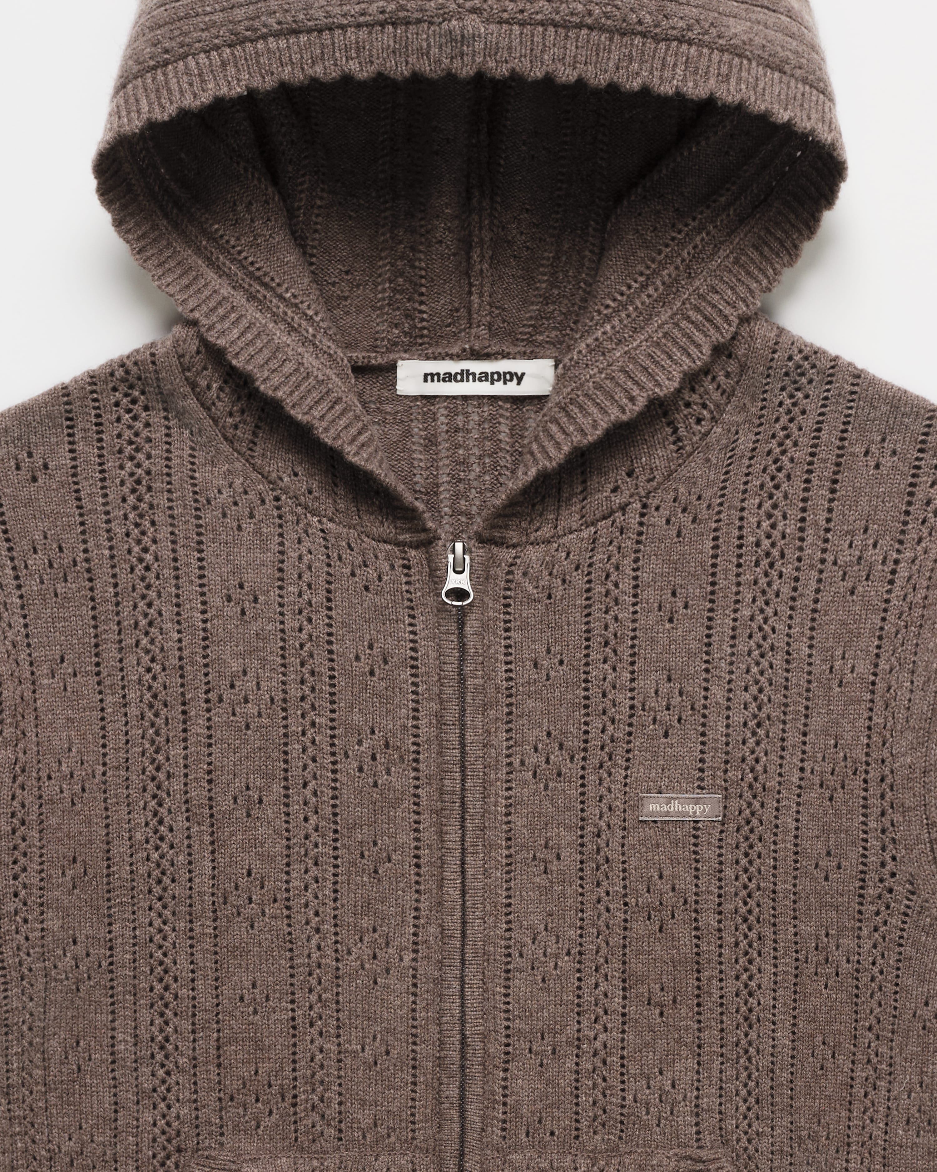 Pointelle Sweater Zip Up - Image 2