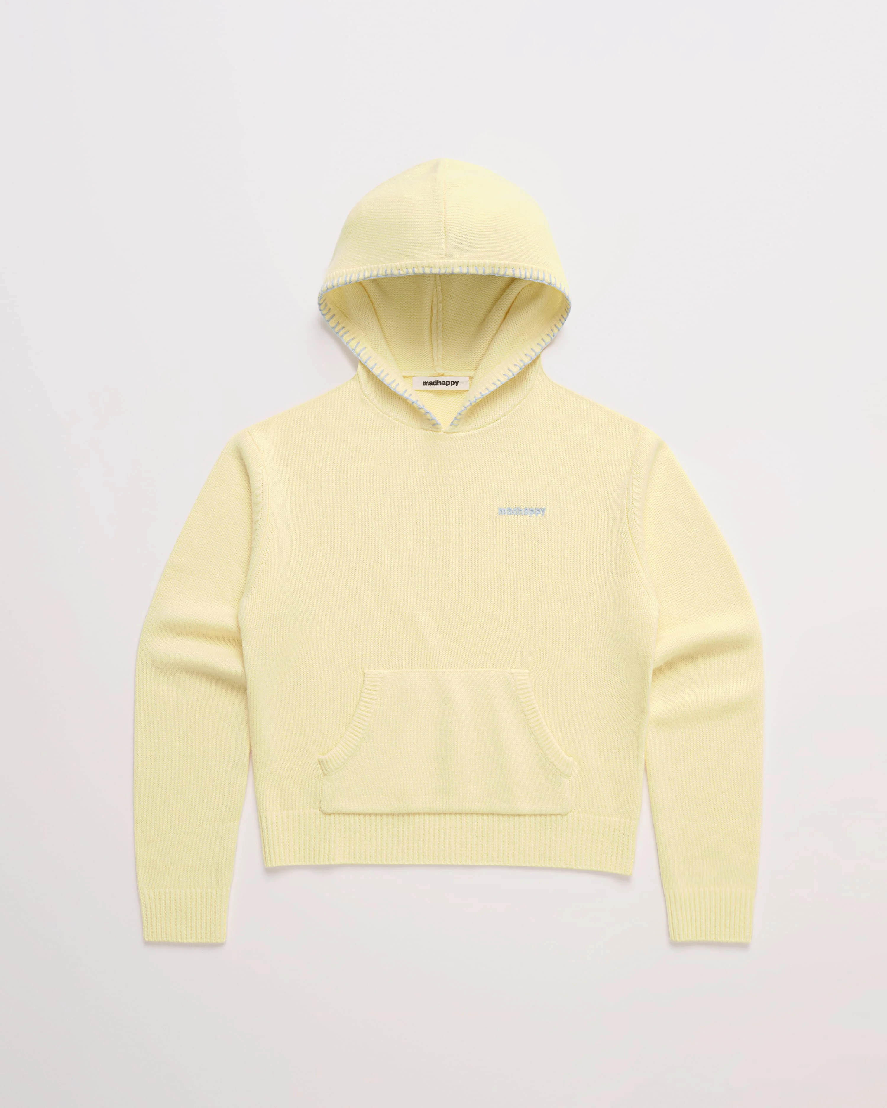 Shrunken Pullover Sweater Hoodie