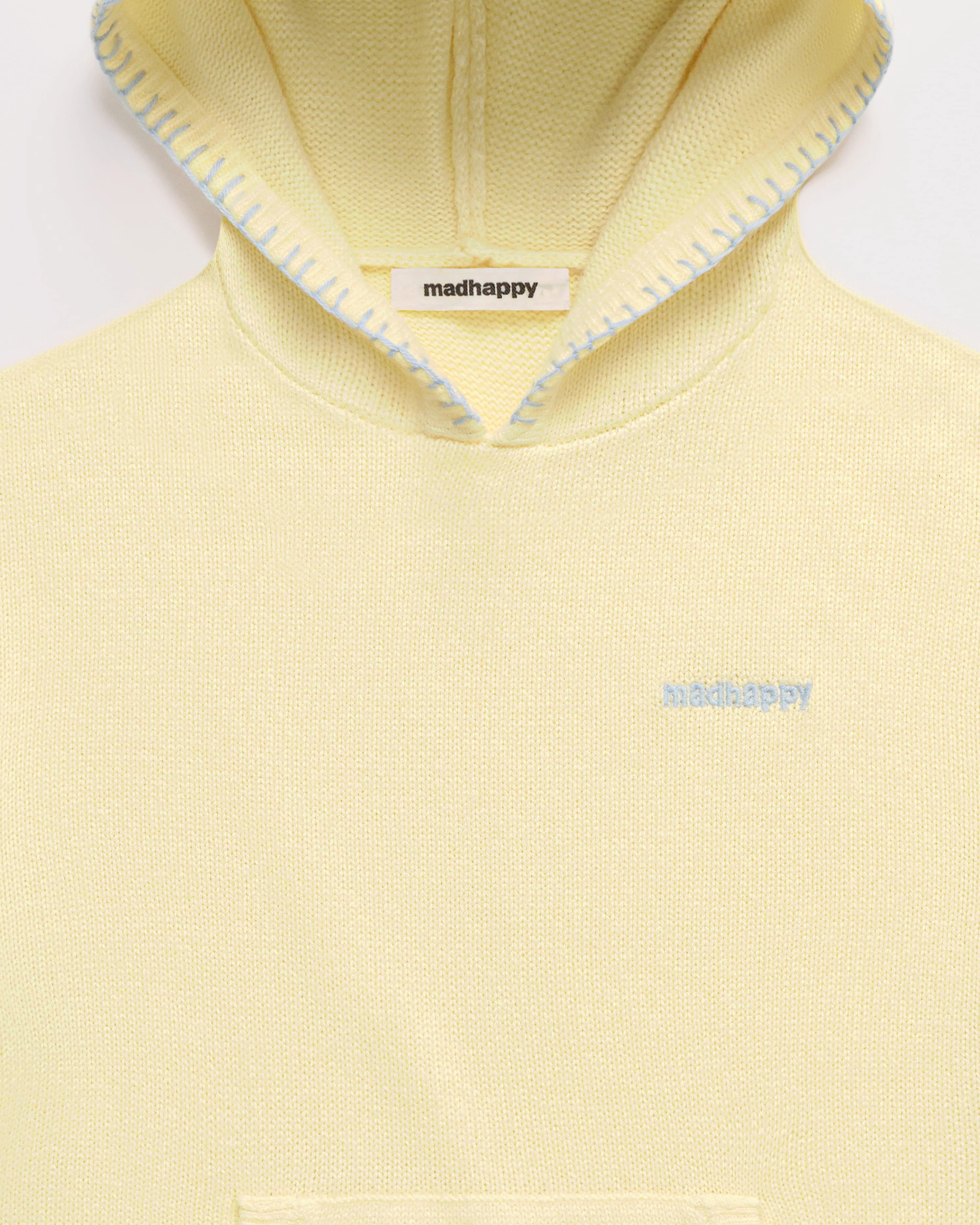 Shrunken Pullover Sweater Hoodie - Image 2