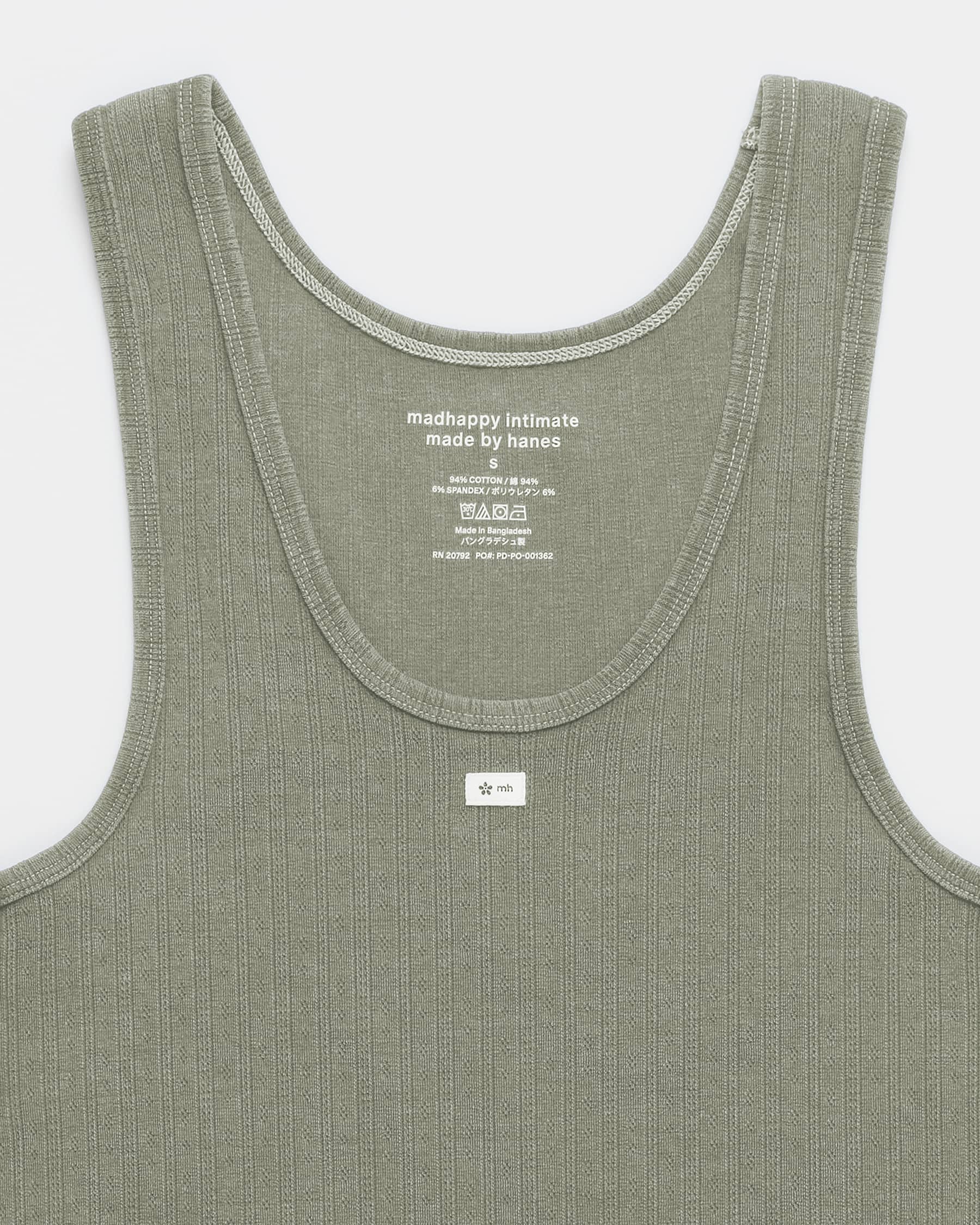 Hanes Pointelle Tank Top - Image 2