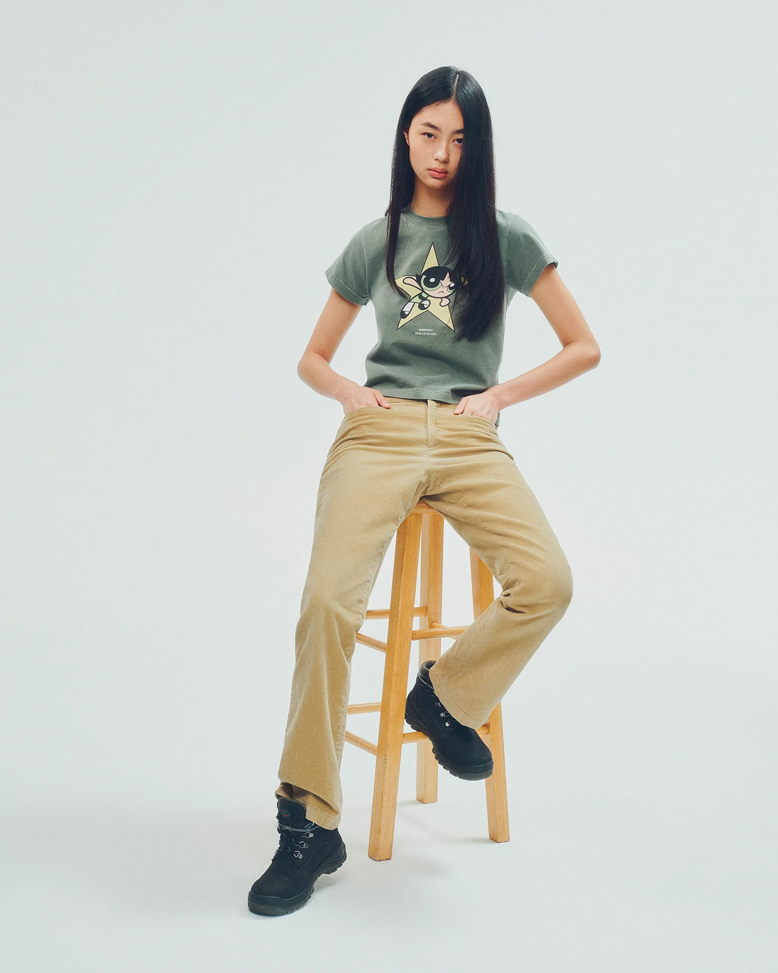 The Powerpuff Girls Buttercup Shrunken Tee - Image 3