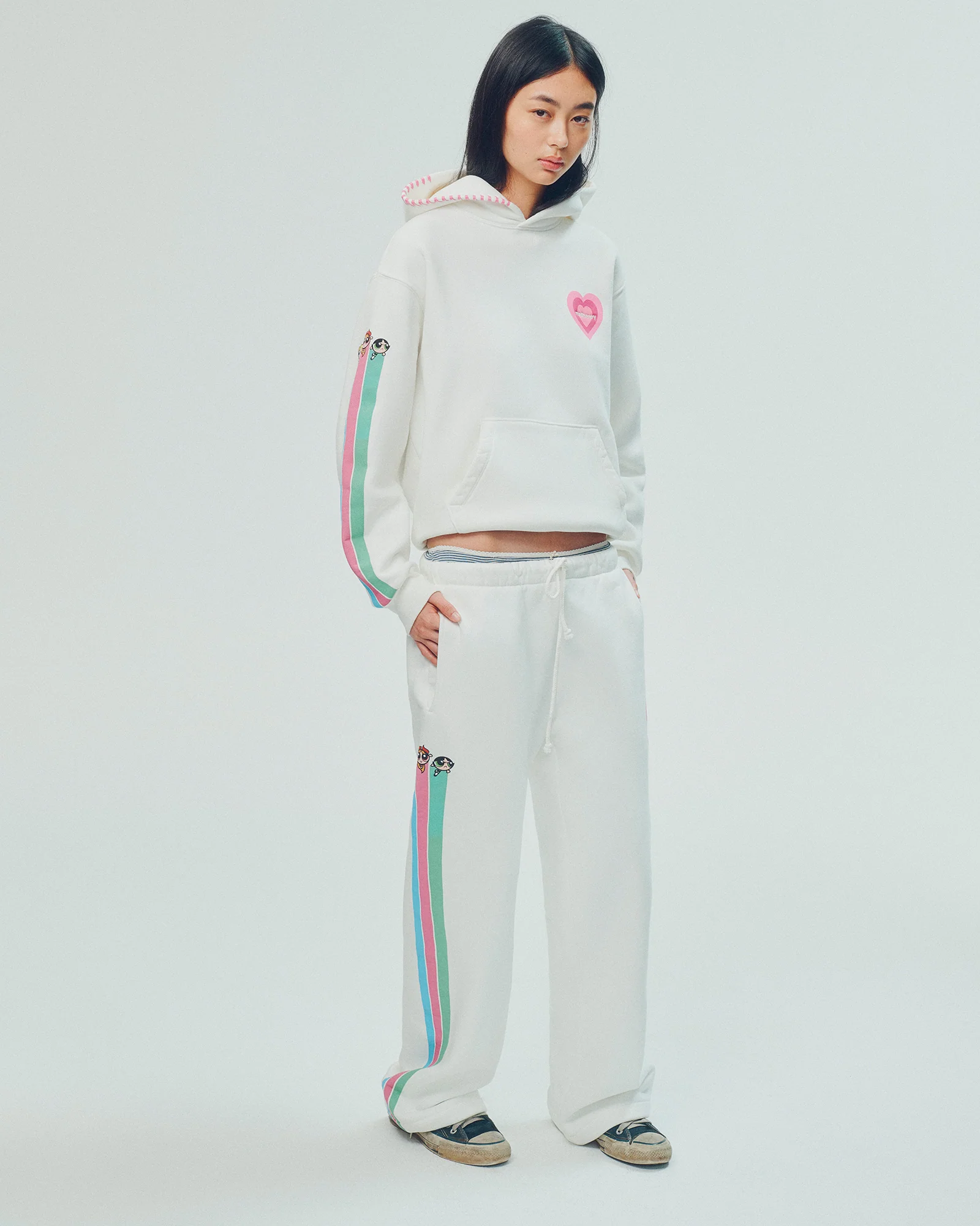 The Powerpuff Girls Heart Hoodie - Image 4