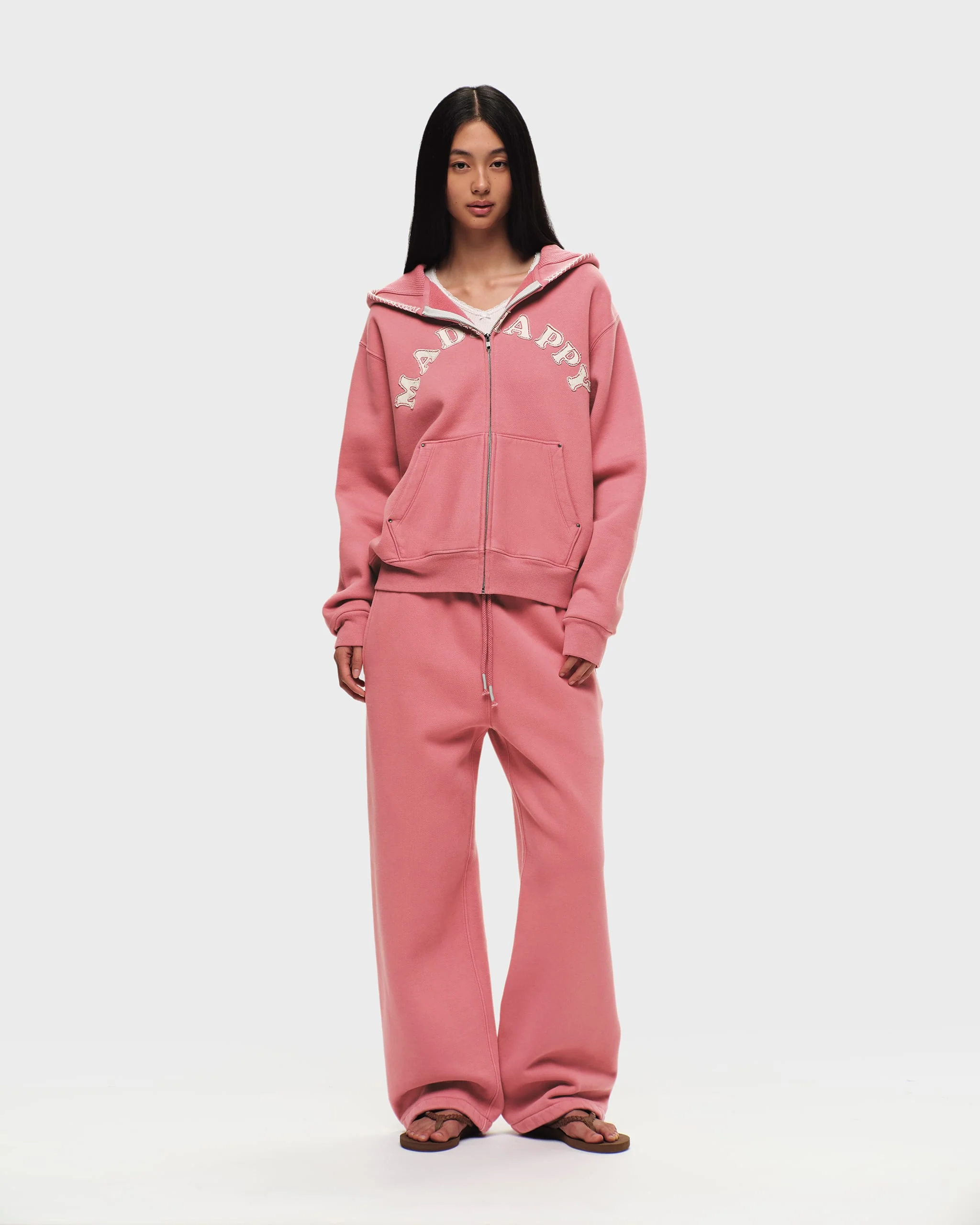 Washed Cooper Applique Zip Up - Image 4