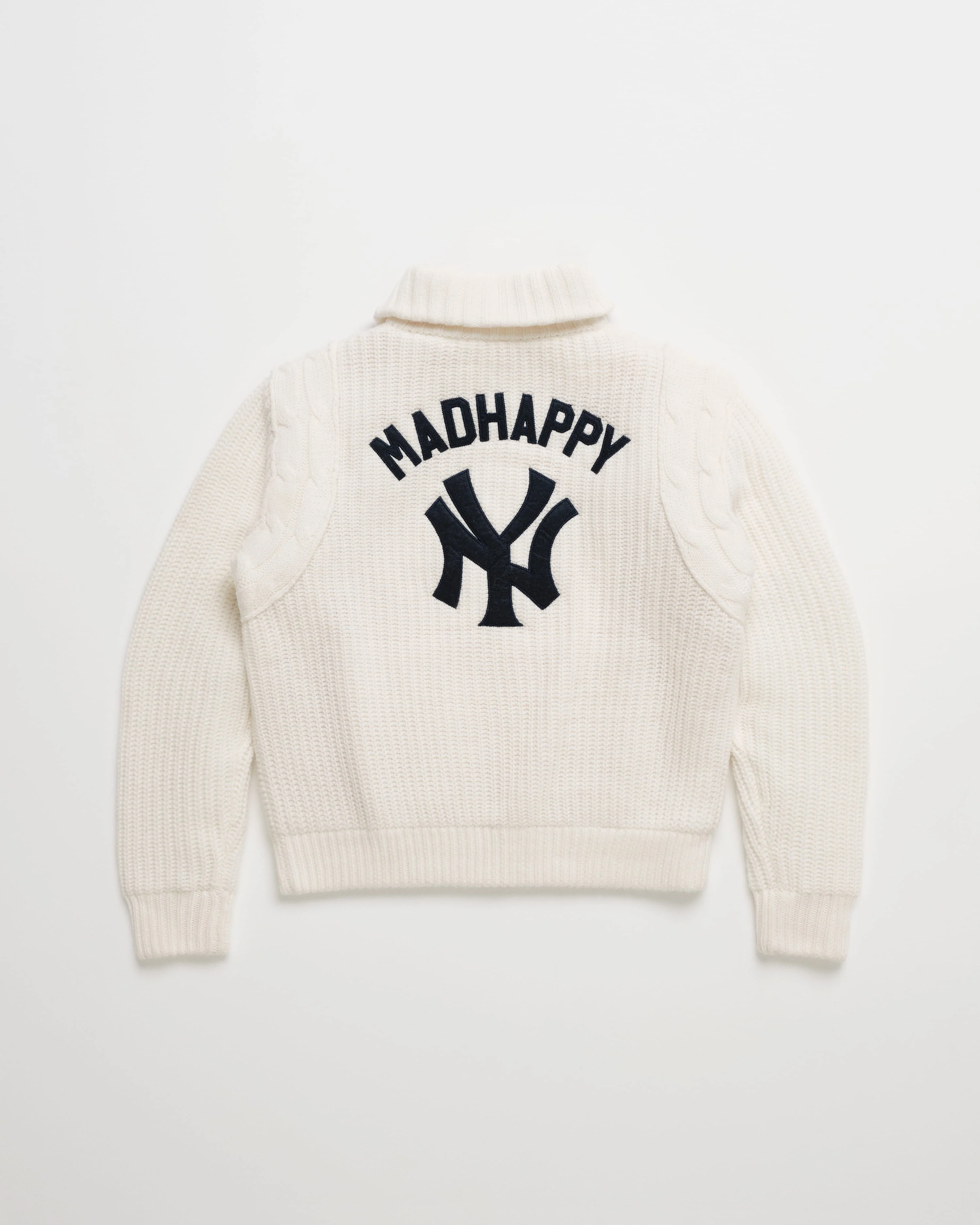 Yankees Knit Baseball Jacket - Image 4